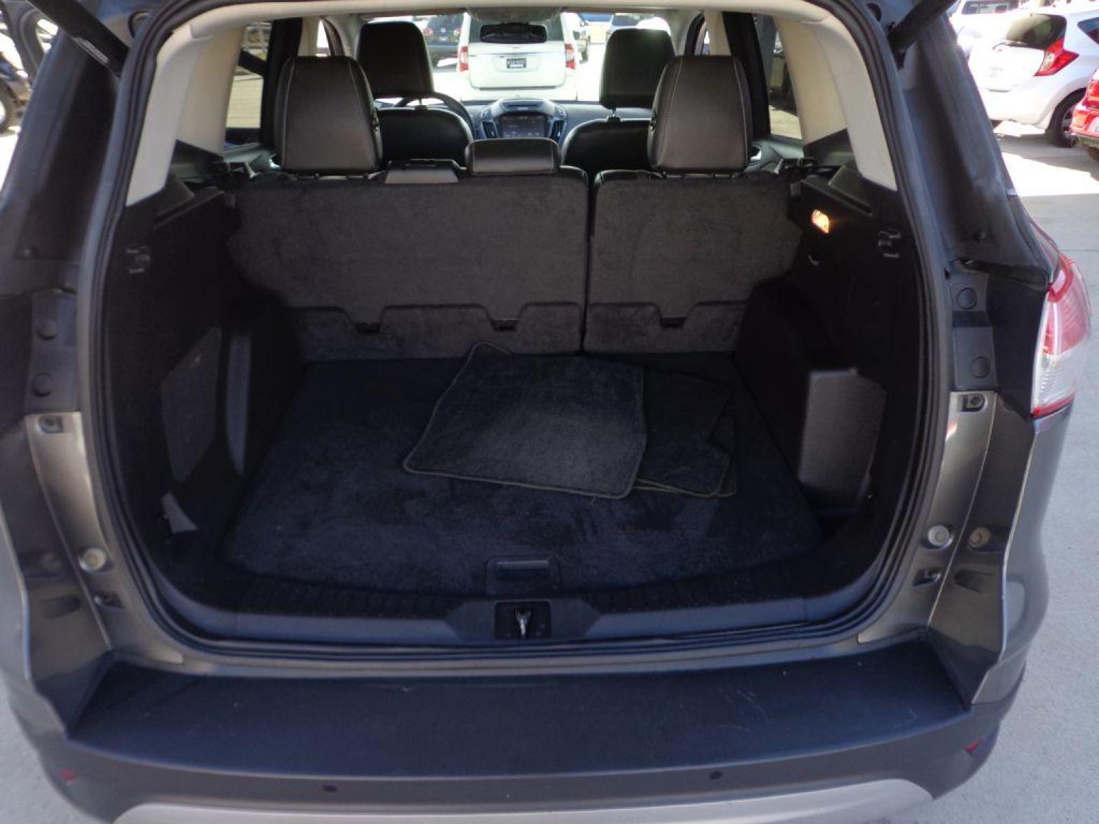 2013 GRAY FORD ESCAPE TITANIUM (1FMCU9J91DU) with an 2.0L engine, Automatic transmission, located at 6610 L St., Omaha, NE, 68117, (402) 731-7800, 41.212872, -96.014702 - 1-OWNER CLEAN CARFAX LOW MILEAGE LOADED WITH PANORAMIC ROOF, BLIND SPOT ASSIST, ACTIVE PARK ASSIST, NAV, BACKUP CAM AND MUCH MORE! *****We have found that most customers do the majority of their shopping online before visiting a dealership. For this reason we feel it necessary to have a compet - Photo #14