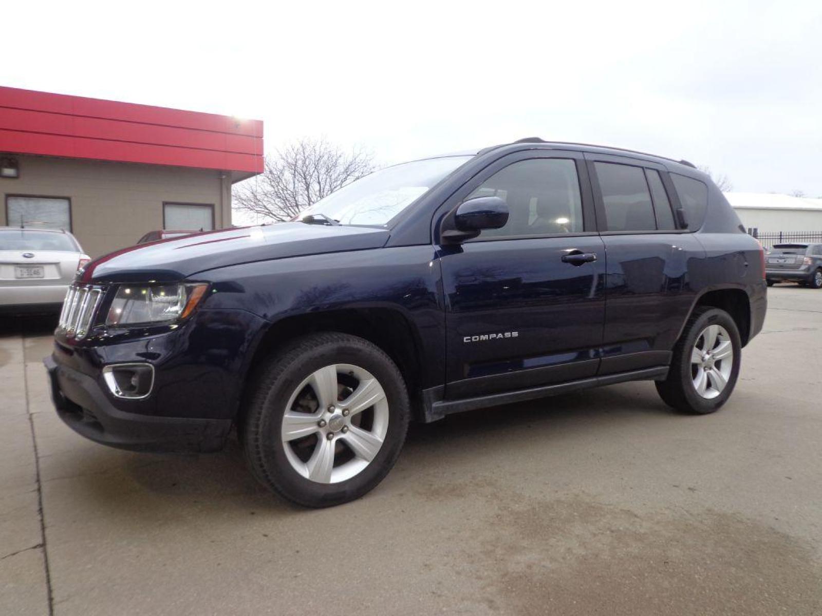 2015 BLUE JEEP COMPASS LATITUDE (1C4NJDEB0FD) with an 2.4L engine, Automatic transmission, located at 6610 L St., Omaha, NE, 68117, (402) 731-7800, 41.212872, -96.014702 - SHARP LOW MILE HIGH ALTITUDE PACKAGE LOADED WITH OPTIONS! *****We have found that most customers do the majority of their shopping online before visiting a dealership. For this reason we feel it necessary to have a competitive price on our used vehicles right up front. We spend time researching - Photo #0