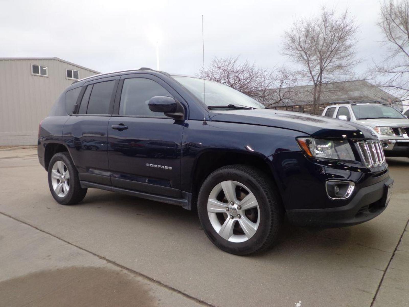 2015 BLUE JEEP COMPASS LATITUDE (1C4NJDEB0FD) with an 2.4L engine, Automatic transmission, located at 6610 L St., Omaha, NE, 68117, (402) 731-7800, 41.212872, -96.014702 - SHARP LOW MILE HIGH ALTITUDE PACKAGE LOADED WITH OPTIONS! *****We have found that most customers do the majority of their shopping online before visiting a dealership. For this reason we feel it necessary to have a competitive price on our used vehicles right up front. We spend time researching - Photo #2