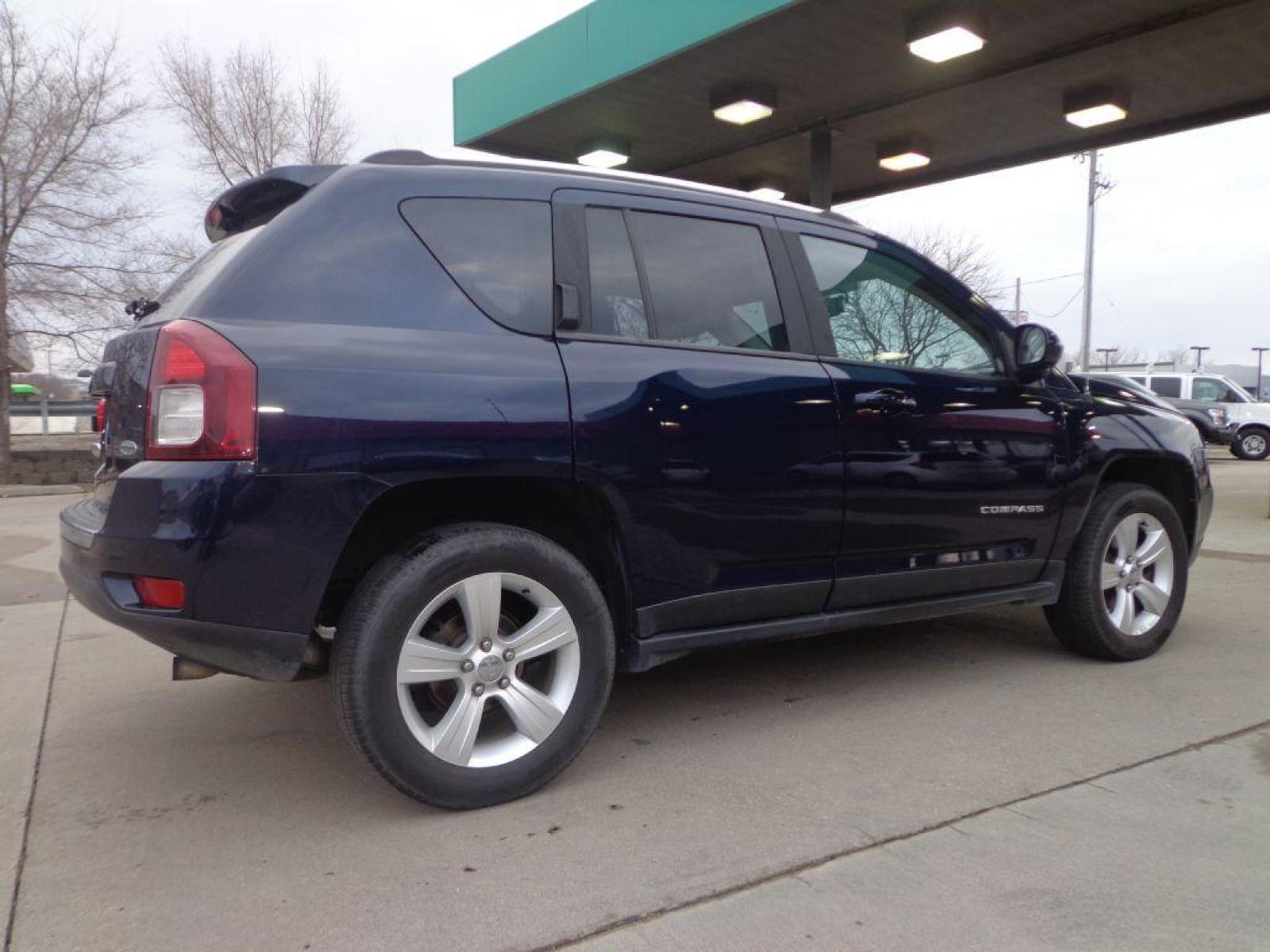 2015 BLUE JEEP COMPASS LATITUDE (1C4NJDEB0FD) with an 2.4L engine, Automatic transmission, located at 6610 L St., Omaha, NE, 68117, (402) 731-7800, 41.212872, -96.014702 - SHARP LOW MILE HIGH ALTITUDE PACKAGE LOADED WITH OPTIONS! *****We have found that most customers do the majority of their shopping online before visiting a dealership. For this reason we feel it necessary to have a competitive price on our used vehicles right up front. We spend time researching - Photo #3