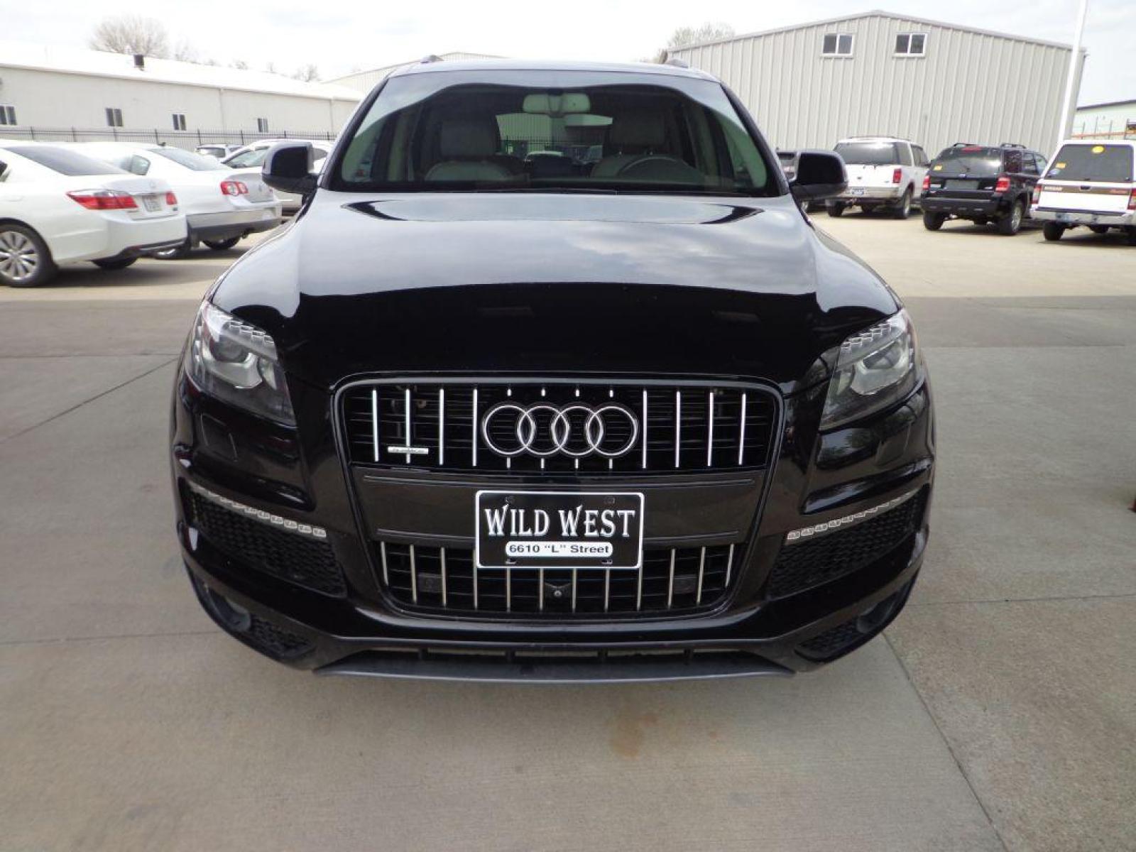 2015 BLACK AUDI Q7 PRESTIGE (WA1DGAFE8FD) with an 3.0L engine, Automatic transmission, located at 6610 L St., Omaha, NE, 68117, (402) 731-7800, 41.212872, -96.014702 - SHARP PRESTIGE S-LINE PACKAGE LOADED WITH NAV, FRONT AND REAR VIEW CAMERAS, PANORAMIC ROOF, 3RD ROW SEATING AND MUCH MORE! *****We have found that most customers do the majority of their shopping online before visiting a dealership. For this reason we feel it necessary to have a competitive pri - Photo #1