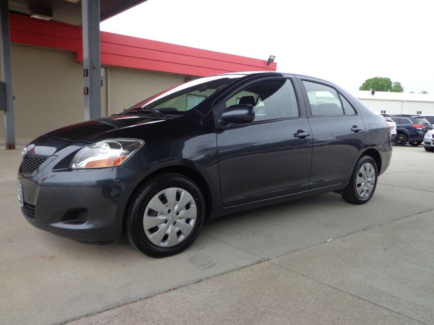 2010 GRAY TOYOTA YARIS (JTDBT4K38A1) with an 1.5L engine, Automatic transmission, located at 6610 L St., Omaha, NE, 68117, (402) 731-7800, 41.212872, -96.014702 - Photo#0