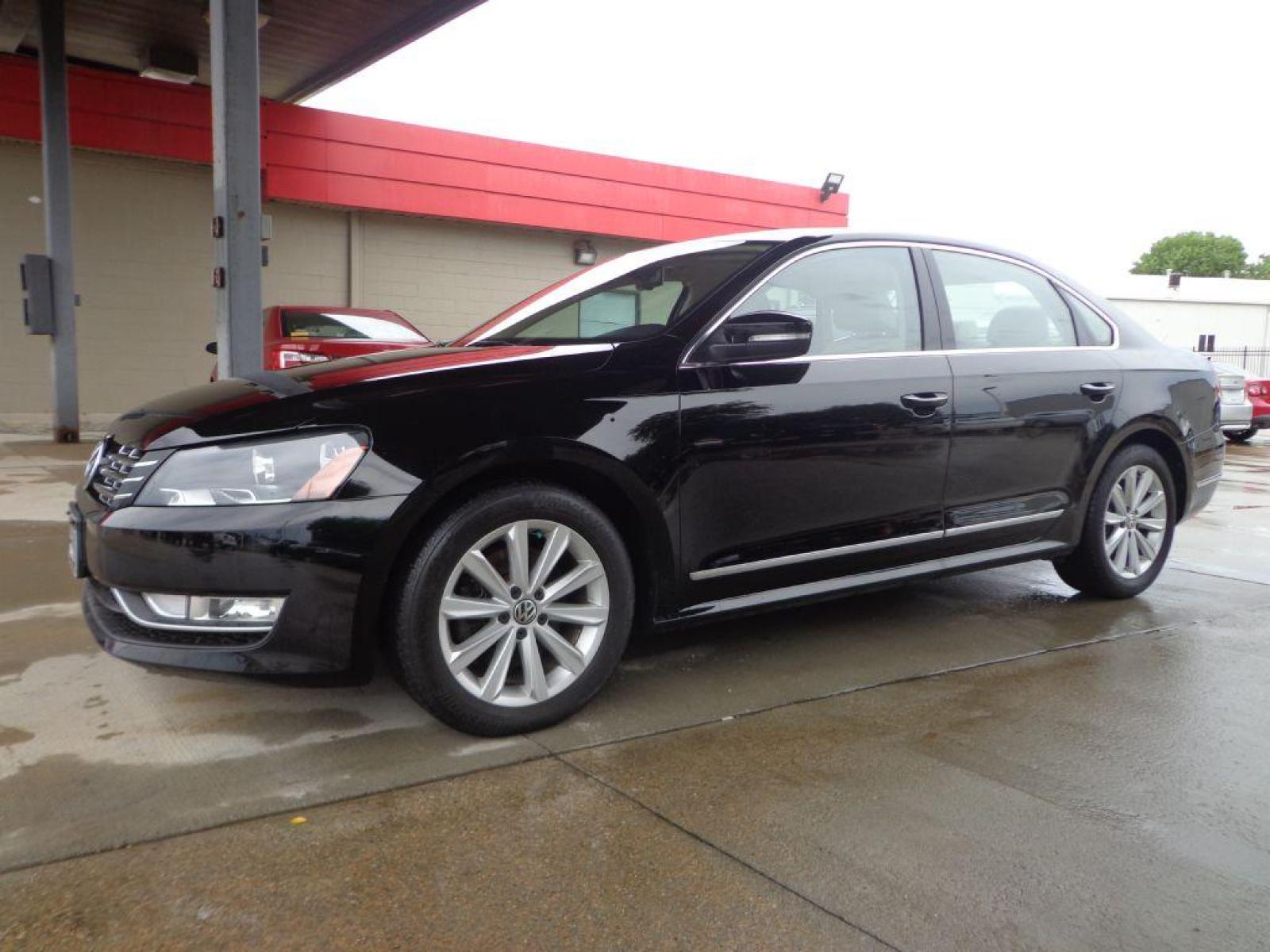 2013 BLACK VOLKSWAGEN PASSAT SEL (1VWCH7A34DC) with an 2.5L engine, Automatic transmission, located at 6610 L St., Omaha, NE, 68117, (402) 731-7800, 41.212872, -96.014702 - SHARP SEL PACKAGE WITH A CLEAN CARFAX, LOW MILEAGE, SUNROOF, HEATED SEATS, BACKUP CAM AND NEWER TIRES! *****We have found that most customers do the majority of their shopping online before visiting a dealership. For this reason we feel it necessary to have a competitive price on our used vehi - Photo #0