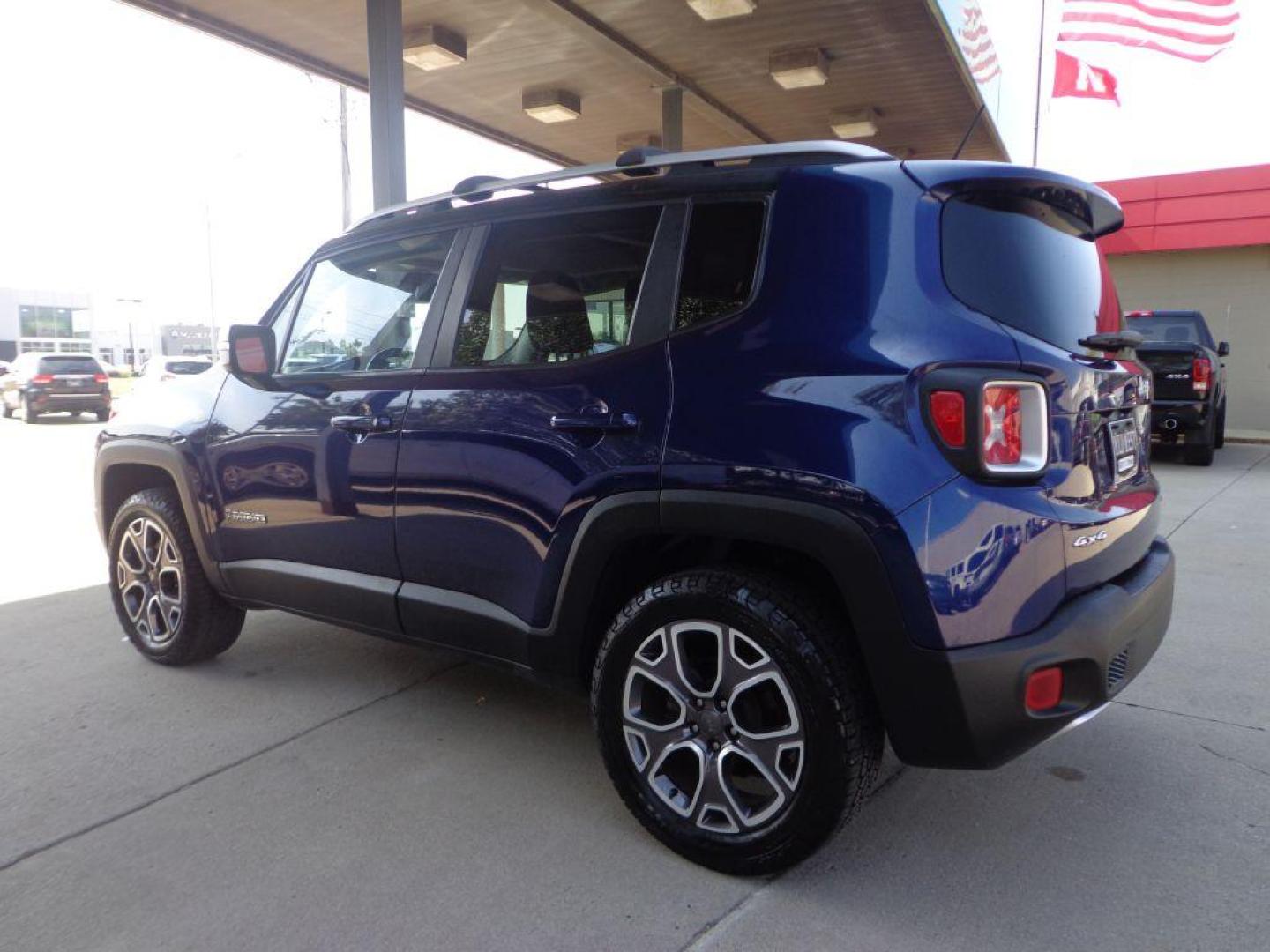 2016 BLUE JEEP RENEGADE LIMITED (ZACCJBDT0GP) with an 2.4L engine, Automatic transmission, located at 6610 L St., Omaha, NE, 68117, (402) 731-7800, 41.212872, -96.014702 - SHARP 2-OWNER, CLEAN CARFAX, LOW MILEAGE, NEWER TIRES, LOADED WITH OPTIONS INCLUDING: Passive Entry Keyless Enter 'n Got Package Blind Spot and Cross Path Detection 6.5-Inch Navigation Group with Uconnect My Sky Power Retractable / Removable Panels Beatst Premium Audio System *****We have - Photo#6
