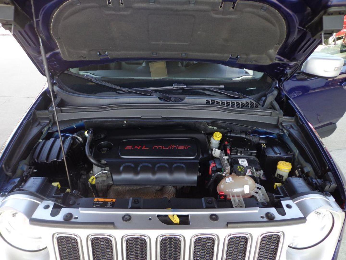 2016 BLUE JEEP RENEGADE LIMITED (ZACCJBDT0GP) with an 2.4L engine, Automatic transmission, located at 6610 L St., Omaha, NE, 68117, (402) 731-7800, 41.212872, -96.014702 - SHARP 2-OWNER, CLEAN CARFAX, LOW MILEAGE, NEWER TIRES, LOADED WITH OPTIONS INCLUDING: Passive Entry Keyless Enter 'n Got Package Blind Spot and Cross Path Detection 6.5-Inch Navigation Group with Uconnect My Sky Power Retractable / Removable Panels Beatst Premium Audio System *****We have - Photo#12