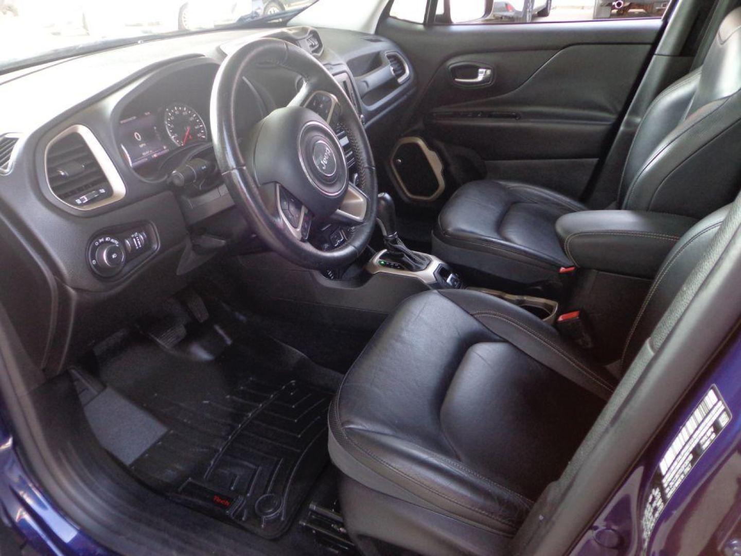 2016 BLUE JEEP RENEGADE LIMITED (ZACCJBDT0GP) with an 2.4L engine, Automatic transmission, located at 6610 L St., Omaha, NE, 68117, (402) 731-7800, 41.212872, -96.014702 - SHARP 2-OWNER, CLEAN CARFAX, LOW MILEAGE, NEWER TIRES, LOADED WITH OPTIONS INCLUDING: Passive Entry Keyless Enter 'n Got Package Blind Spot and Cross Path Detection 6.5-Inch Navigation Group with Uconnect My Sky Power Retractable / Removable Panels Beatst Premium Audio System *****We have - Photo#15