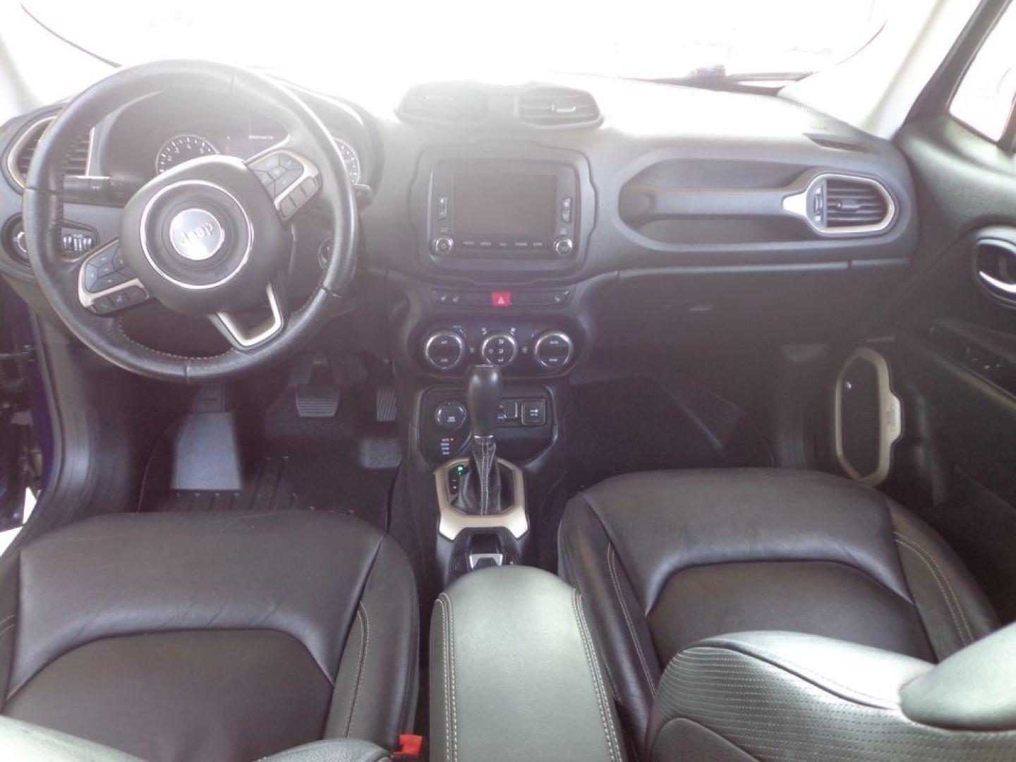 2016 BLUE JEEP RENEGADE LIMITED (ZACCJBDT0GP) with an 2.4L engine, Automatic transmission, located at 6610 L St., Omaha, NE, 68117, (402) 731-7800, 41.212872, -96.014702 - SHARP 2-OWNER, CLEAN CARFAX, LOW MILEAGE, NEWER TIRES, LOADED WITH OPTIONS INCLUDING: Passive Entry Keyless Enter 'n Got Package Blind Spot and Cross Path Detection 6.5-Inch Navigation Group with Uconnect My Sky Power Retractable / Removable Panels Beatst Premium Audio System *****We have - Photo#22