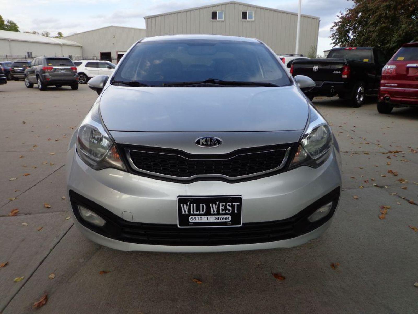 2013 SILVER KIA RIO SX (KNADN4A3XD6) with an 1.6L engine, Automatic transmission, located at 6610 L St., Omaha, NE, 68117, (402) 731-7800, 41.212872, -96.014702 - 2-OWNER CLEAN CARFAX LOW MILEAGE LOADED WITH HEATED LEATHER, NAV, BACKUP CAM, SUNROOF AND NEWER TIRES! *****We have found that most customers do the majority of their shopping online before visiting a dealership. For this reason we feel it necessary to have a competitive price on our used veh - Photo #1