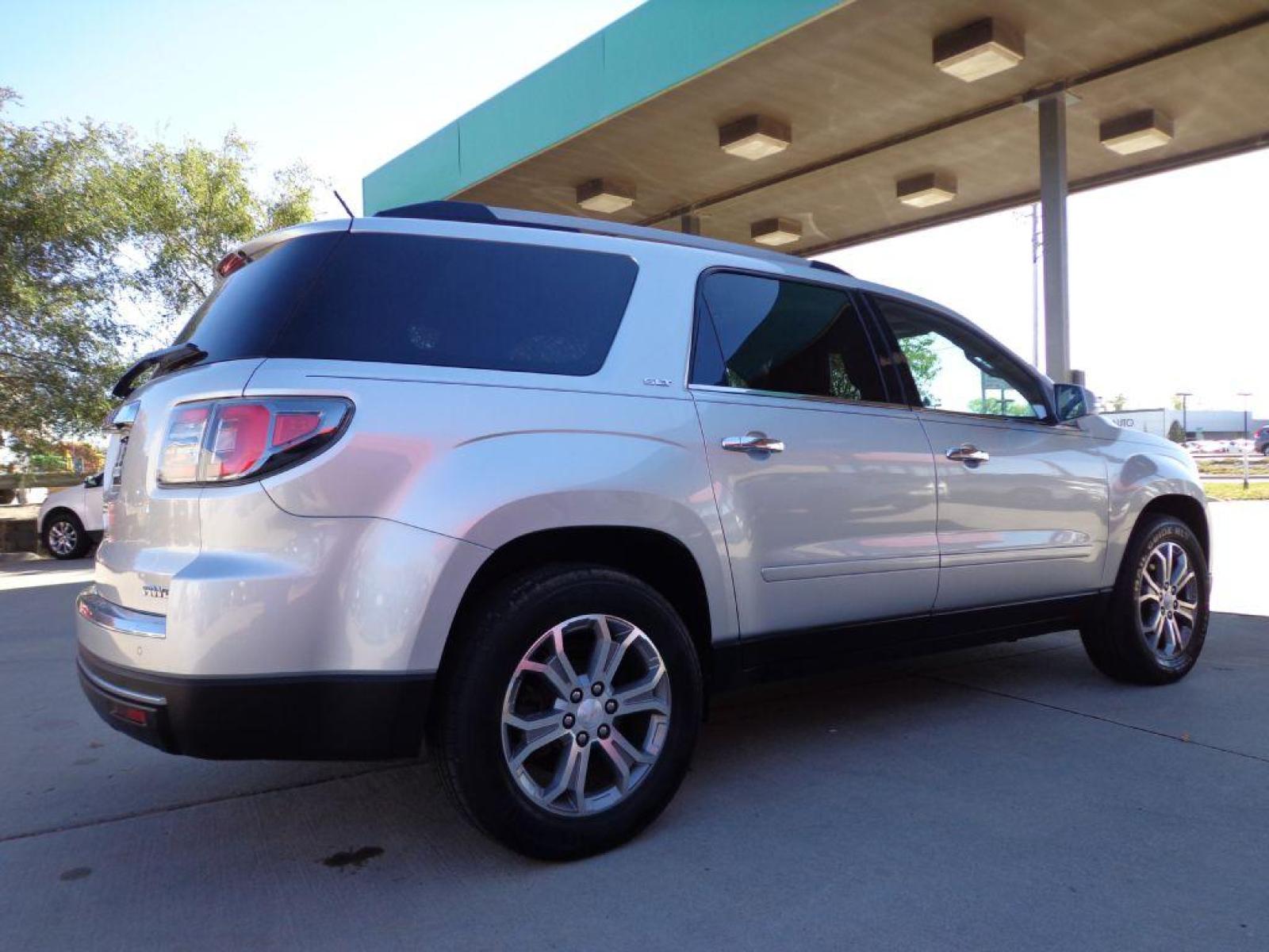 2014 SILVER GMC ACADIA SLT-1 (1GKKVRKD7EJ) with an 3.6L engine, Automatic transmission, located at 6610 L St., Omaha, NE, 68117, (402) 731-7800, 41.212872, -96.014702 - 2-OWNER CLEAN CARFAX LOW MILEAGE LOADED WITH HEATED LEATHER, DUAL SUNROOF, NAV, BACKUP CAM, BOSE AUDIO, POWER LIFTGATE AND MUCH MORE! *****We have found that most customers do the majority of their shopping online before visiting a dealership. For this reason we feel it necessary to have a comp - Photo #3