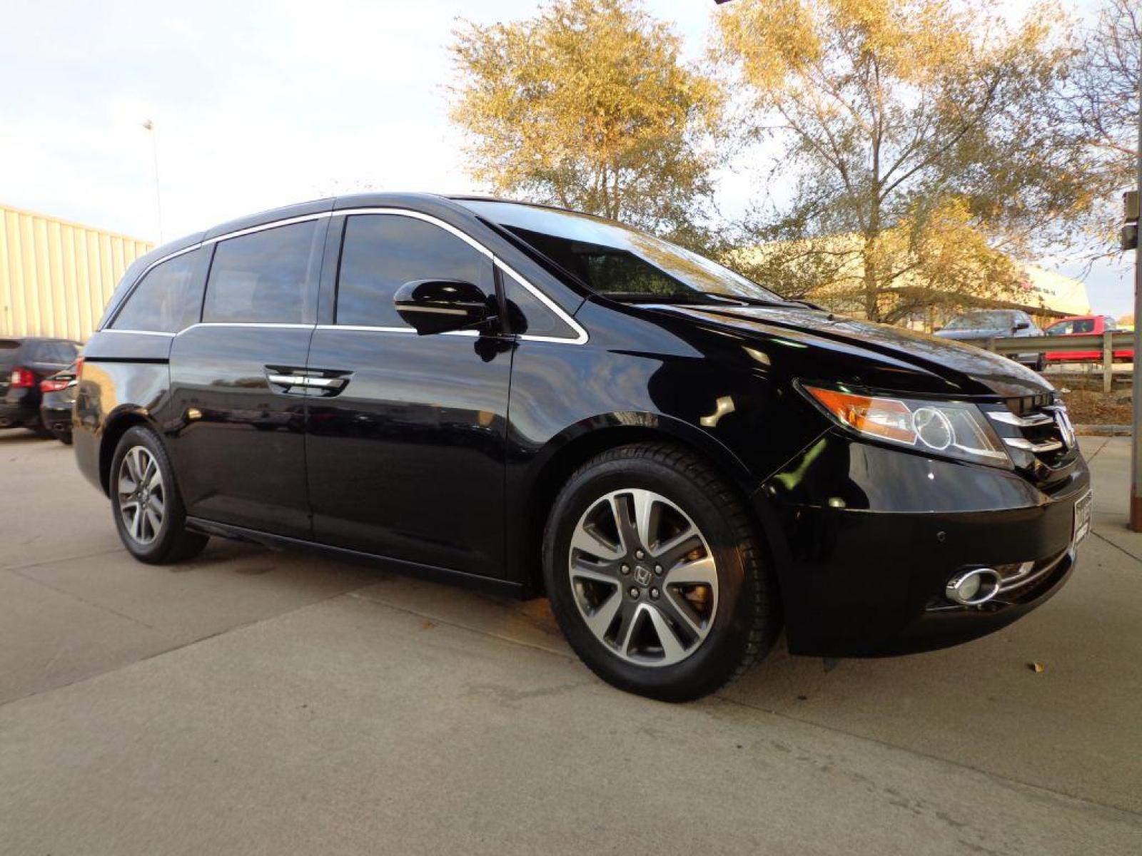 2014 BLACK HONDA ODYSSEY TOURING (5FNRL5H90EB) with an 3.5L engine, Automatic transmission, located at 6610 L St., Omaha, NE, 68117, (402) 731-7800, 41.212872, -96.014702 - 2-OWNER CLEAN CARFAX LOW MILEAGE LOADED WITH OPTIONS AND NEWER TIRES! *****We have found that most customers do the majority of their shopping online before visiting a dealership. For this reason we feel it necessary to have a competitive price on our used vehicles right up front. We spend time - Photo #1