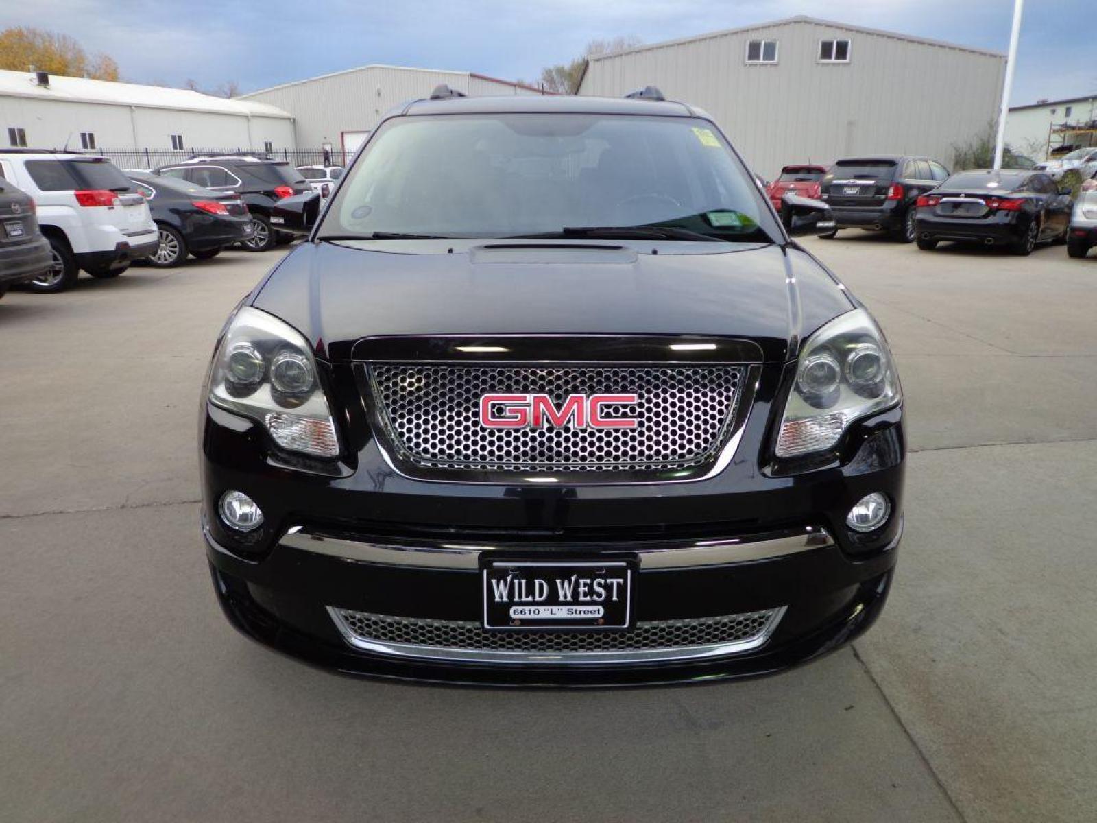 2012 BLACK GMC ACADIA DENALI (1GKKVTEDXCJ) with an 3.6L engine, Automatic transmission, located at 6610 L St., Omaha, NE, 68117, (402) 731-7800, 41.212872, -96.014702 - 1-OWNER CLEAN CARFAX LOW MILEAGE LOEADED WITH OPTIONS AND NEWER TIRES! *****We have found that most customers do the majority of their shopping online before visiting a dealership. For this reason we feel it necessary to have a competitive price on our used vehicles right up front. We spend t - Photo #1