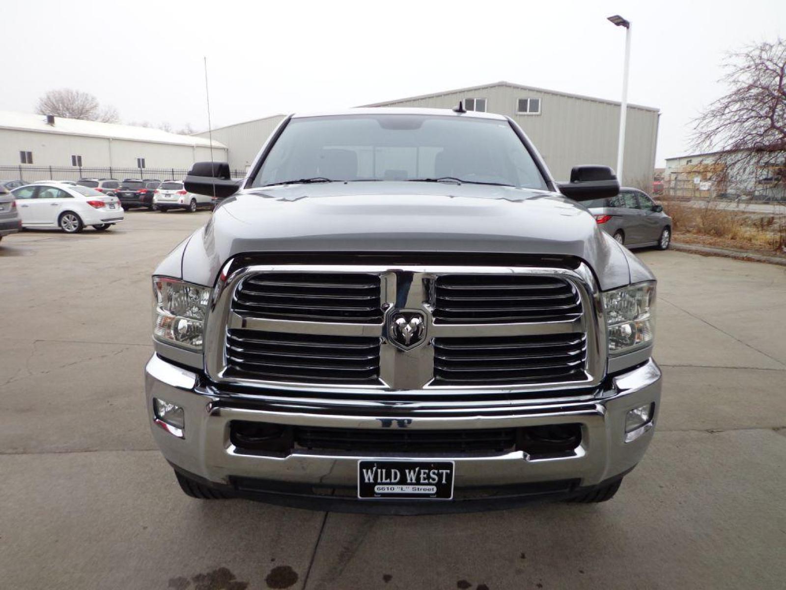 2014 SILVER RAM 2500 BIG HORN (3C6UR5DJXEG) with an 6.4L engine, Automatic transmission, located at 6610 L St., Omaha, NE, 68117, (402) 731-7800, 41.212872, -96.014702 - 1-OWNER, CLEAN CARFAX, LOW MILEAGE, RUST FREE BIG HORN 6.4L! OPTIONS INCLUDE HEATED SEATS, STEERING WHEEL, POWER HEATED T-TOW MIRRORS, U CONNECT MEDIA, REMOTE START AND A NICE SET OF MICHELINS! *****We have found that most customers do the majority of their shopping online before visiting a d - Photo #1