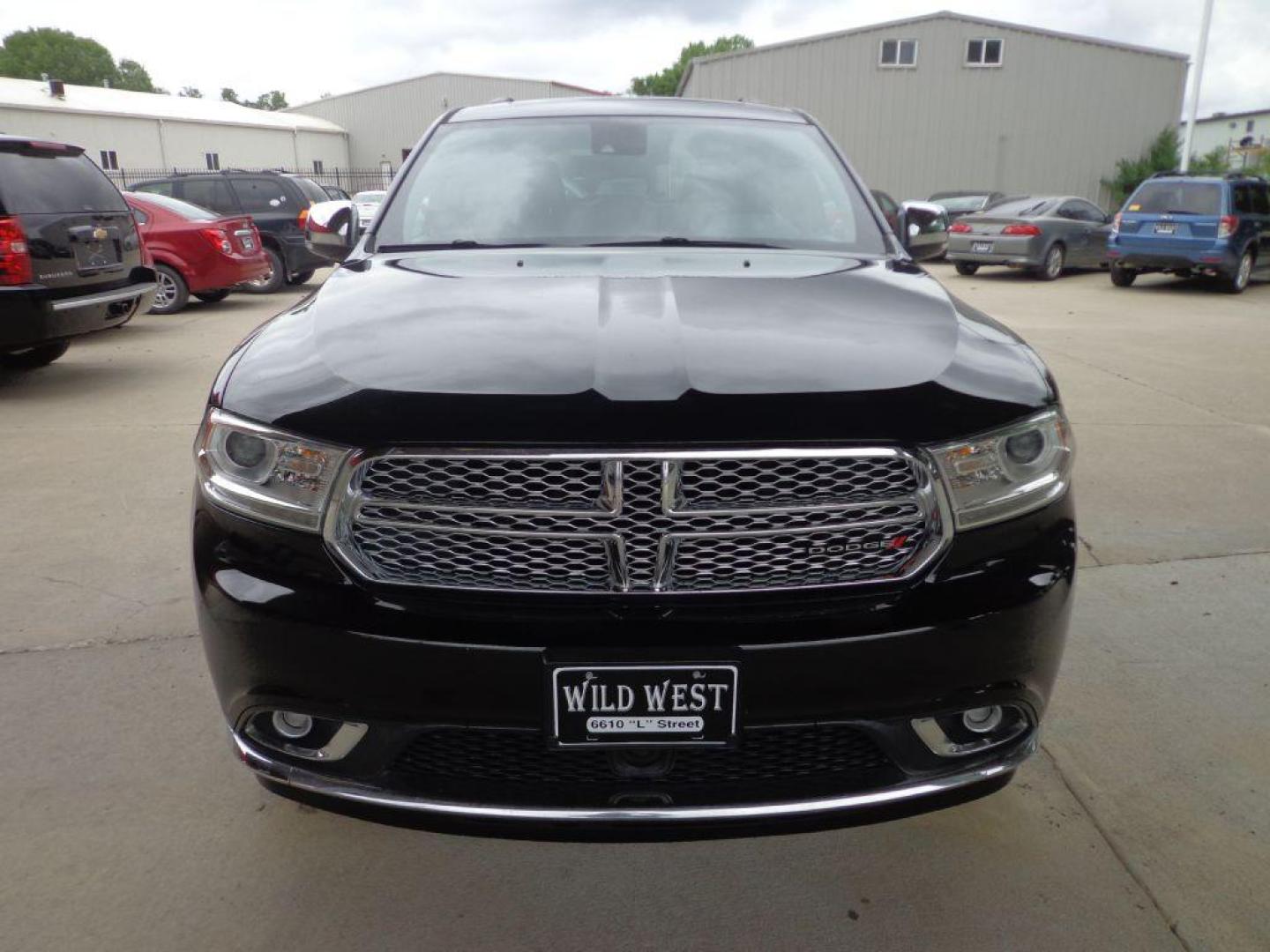 2015 BLACK DODGE DURANGO CITADEL (1C4SDJET7FC) with an 5.7L engine, Automatic transmission, located at 6610 L St., Omaha, NE, 68117, (402) 731-7800, 41.212872, -96.014702 - Photo#1