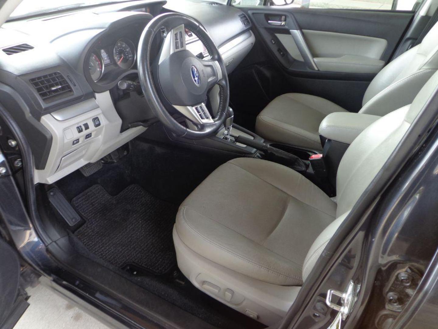 2014 GRAY SUBARU FORESTER 2.5I LIMITED (JF2SJAHC4EH) with an 2.5L engine, Continuously Variable transmission, located at 6610 L St., Omaha, NE, 68117, (402) 731-7800, 41.212872, -96.014702 - 1-OWNER CLEAN CARFAX, LOW MILEAGE, SUNROOF, HEATED LEATHER, BACKUP CAM, POWER LIFTGATE, NEWER TIRES AND MUCH MORE! *****We have found that most customers do the majority of their shopping online before visiting a dealership. For this reason we feel it necessary to have a competitive price on ou - Photo#14
