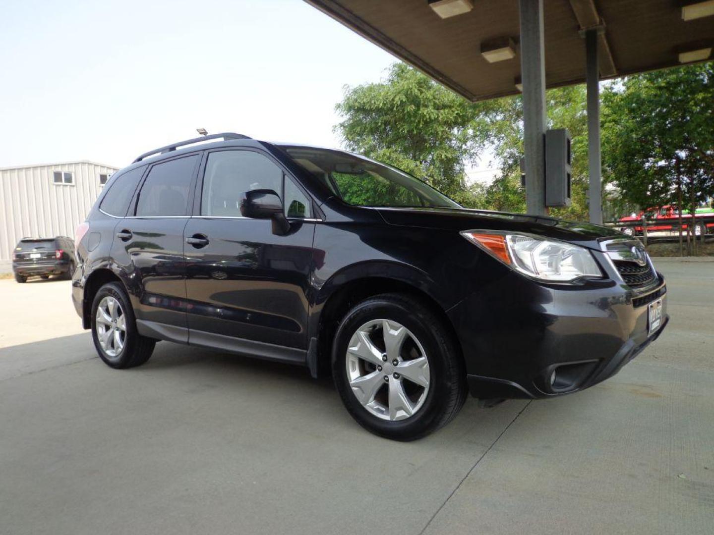 2014 GRAY SUBARU FORESTER 2.5I LIMITED (JF2SJAHC4EH) with an 2.5L engine, Continuously Variable transmission, located at 6610 L St., Omaha, NE, 68117, (402) 731-7800, 41.212872, -96.014702 - 1-OWNER CLEAN CARFAX, LOW MILEAGE, SUNROOF, HEATED LEATHER, BACKUP CAM, POWER LIFTGATE, NEWER TIRES AND MUCH MORE! *****We have found that most customers do the majority of their shopping online before visiting a dealership. For this reason we feel it necessary to have a competitive price on ou - Photo#2
