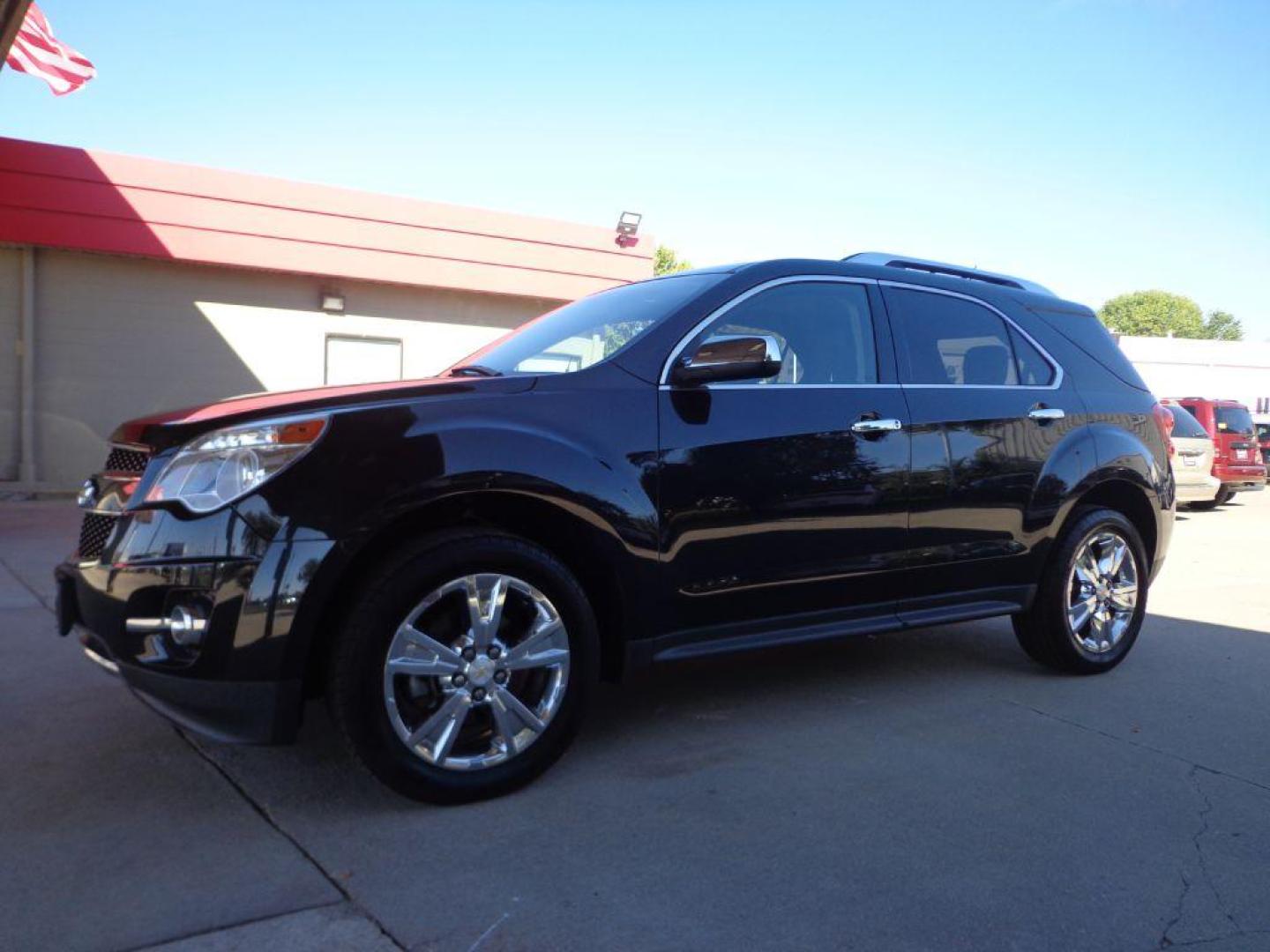 2015 BLACK CHEVROLET EQUINOX LTZ (2GNFLHE30F6) with an 3.6L engine, Automatic transmission, located at 6610 L St., Omaha, NE, 68117, (402) 731-7800, 41.212872, -96.014702 - 1-OWNER CLEAN CARFAX LOW MILEAGE LOADED WITH NAV, SUNROOF, HEATED LEATHER, NEWER TIRES AND MUCH MORE! *****We have found that most customers do the majority of their shopping online before visiting a dealership. For this reason we feel it necessary to have a competitive price on our used vehicl - Photo#0