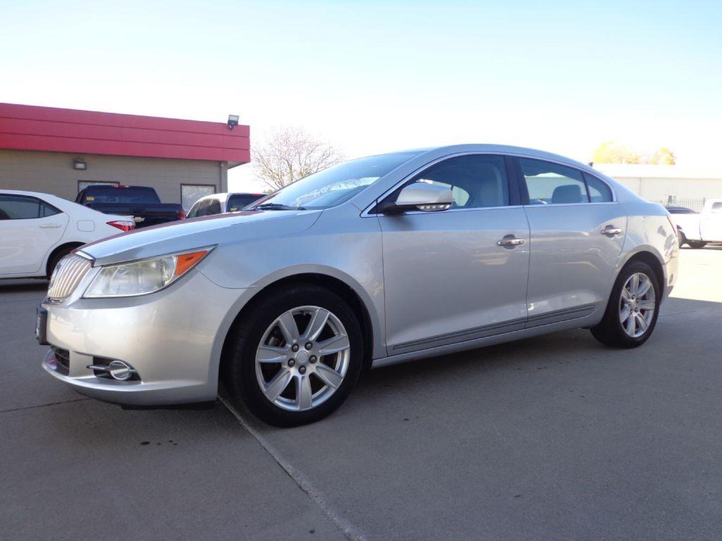 2012 SILVER BUICK LACROSSE PREMIUM (1G4GD5E30CF) with an 3.6L engine, Automatic transmission, located at 6610 L St., Omaha, NE, 68117, (402) 731-7800, 41.212872, -96.014702 - Photo#0