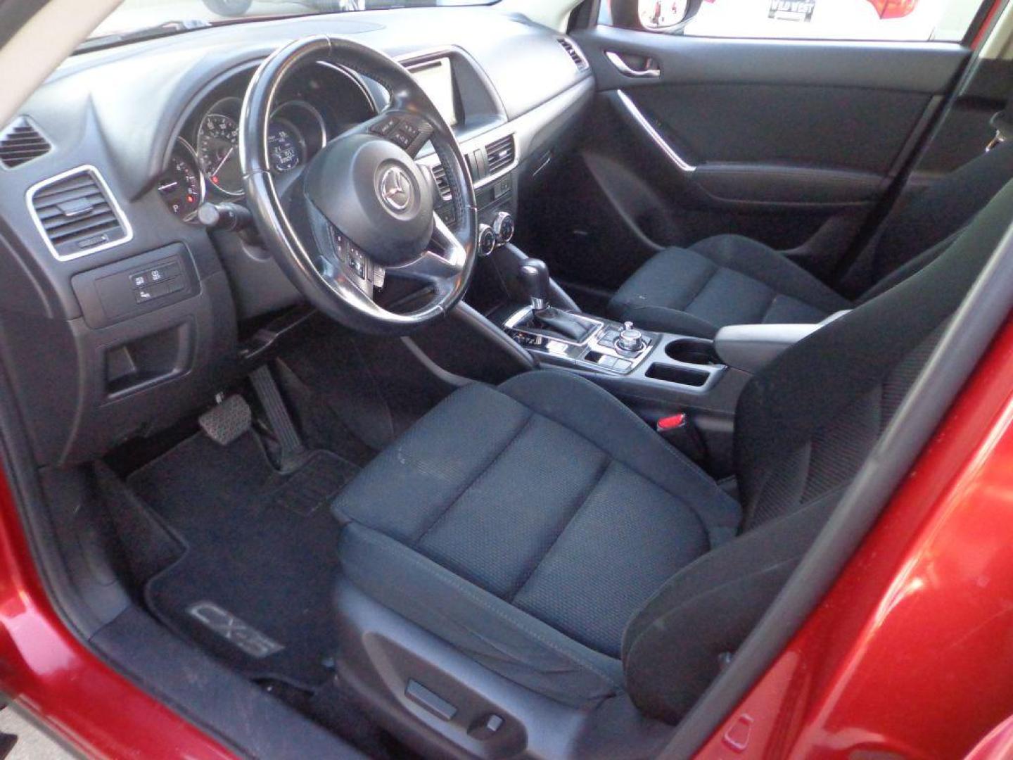 2016 RED MAZDA CX-5 TOURING (JM3KE4CY2G0) with an 2.5L engine, Automatic transmission, located at 6610 L St., Omaha, NE, 68117, (402) 731-7800, 41.212872, -96.014702 - Photo#14