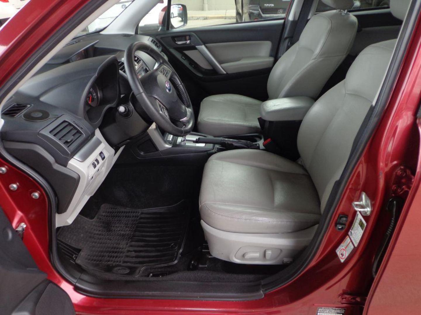 2014 RED SUBARU FORESTER 2.5I LIMITED (JF2SJAHC1EH) with an 2.5L engine, Continuously Variable transmission, located at 6610 L St., Omaha, NE, 68117, (402) 731-7800, 41.212872, -96.014702 - Photo#12