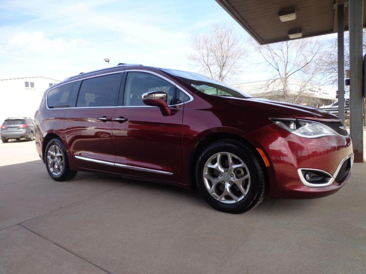 2018 MAROON CHRYSLER PACIFICA LIMITED (2C4RC1GG8JR) with an 3.6L engine, Automatic transmission, located at 6610 L St., Omaha, NE, 68117, (402) 731-7800, 41.212872, -96.014702 - SHARP LIMITED MODEL WITH A CLEAN CARFAX, NEWER TIRES AND MUCH MORE! Uconnectr 4C NAV with 8.4-Inch Display Apple CarPlayr Capable Google Android Autot Capable Tri-Pane Panoramic Sunroof Stow 'n Vact Integrated Vacuum powered by RIDGIDr Active Noise-Control System Heated Front Seats V - Photo#2