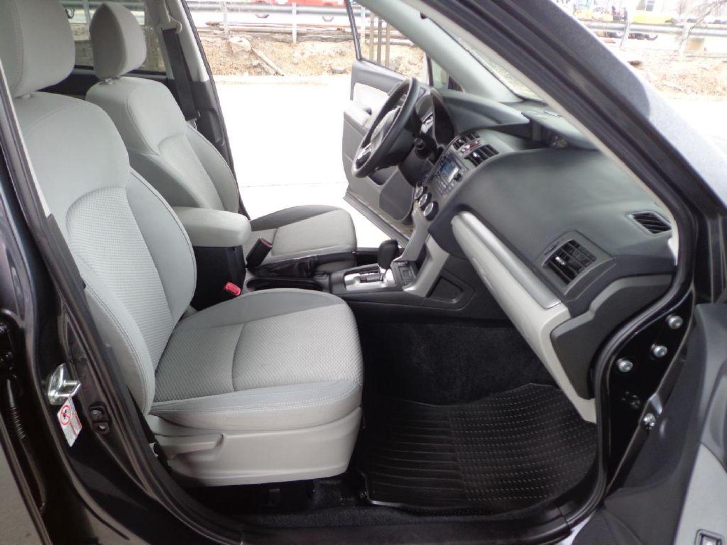 2015 GRAY SUBARU FORESTER 2.5I PREMIUM (JF2SJADCXFH) with an 2.5L engine, Continuously Variable transmission, located at 6610 L St., Omaha, NE, 68117, (402) 731-7800, 41.212872, -96.014702 - 1-OWNER, CLEAN CARFAX, LOW MILEAGE PANORAMIC ROOF, HEATED SEATS AND NEWER TIRES! *****We have found that most customers do the majority of their shopping online before visiting a dealership. For this reason we feel it necessary to have a competitive price on our used vehicles right up front. - Photo#15