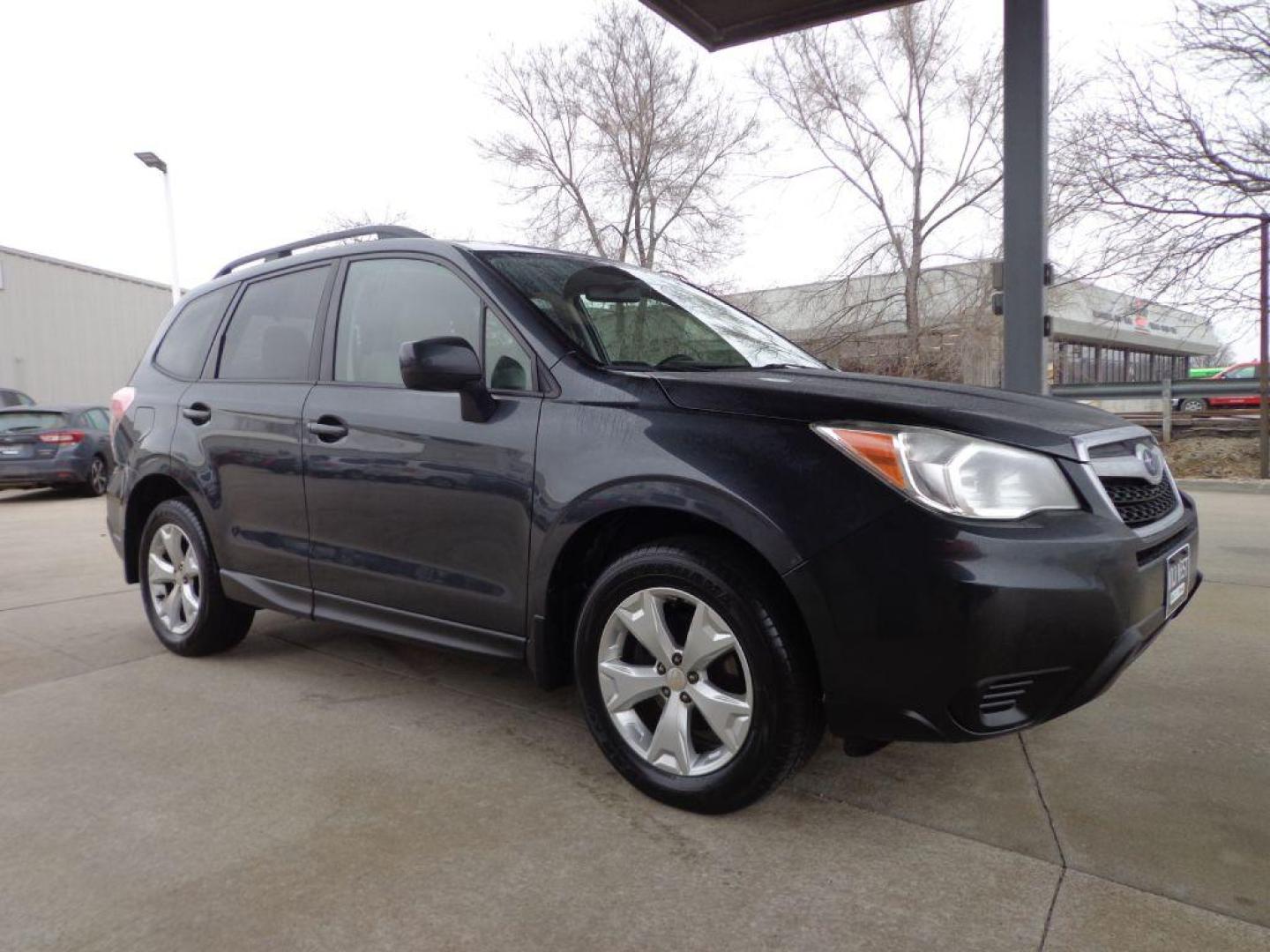 2015 GRAY SUBARU FORESTER 2.5I PREMIUM (JF2SJADCXFH) with an 2.5L engine, Continuously Variable transmission, located at 6610 L St., Omaha, NE, 68117, (402) 731-7800, 41.212872, -96.014702 - 1-OWNER, CLEAN CARFAX, LOW MILEAGE PANORAMIC ROOF, HEATED SEATS AND NEWER TIRES! *****We have found that most customers do the majority of their shopping online before visiting a dealership. For this reason we feel it necessary to have a competitive price on our used vehicles right up front. - Photo#2