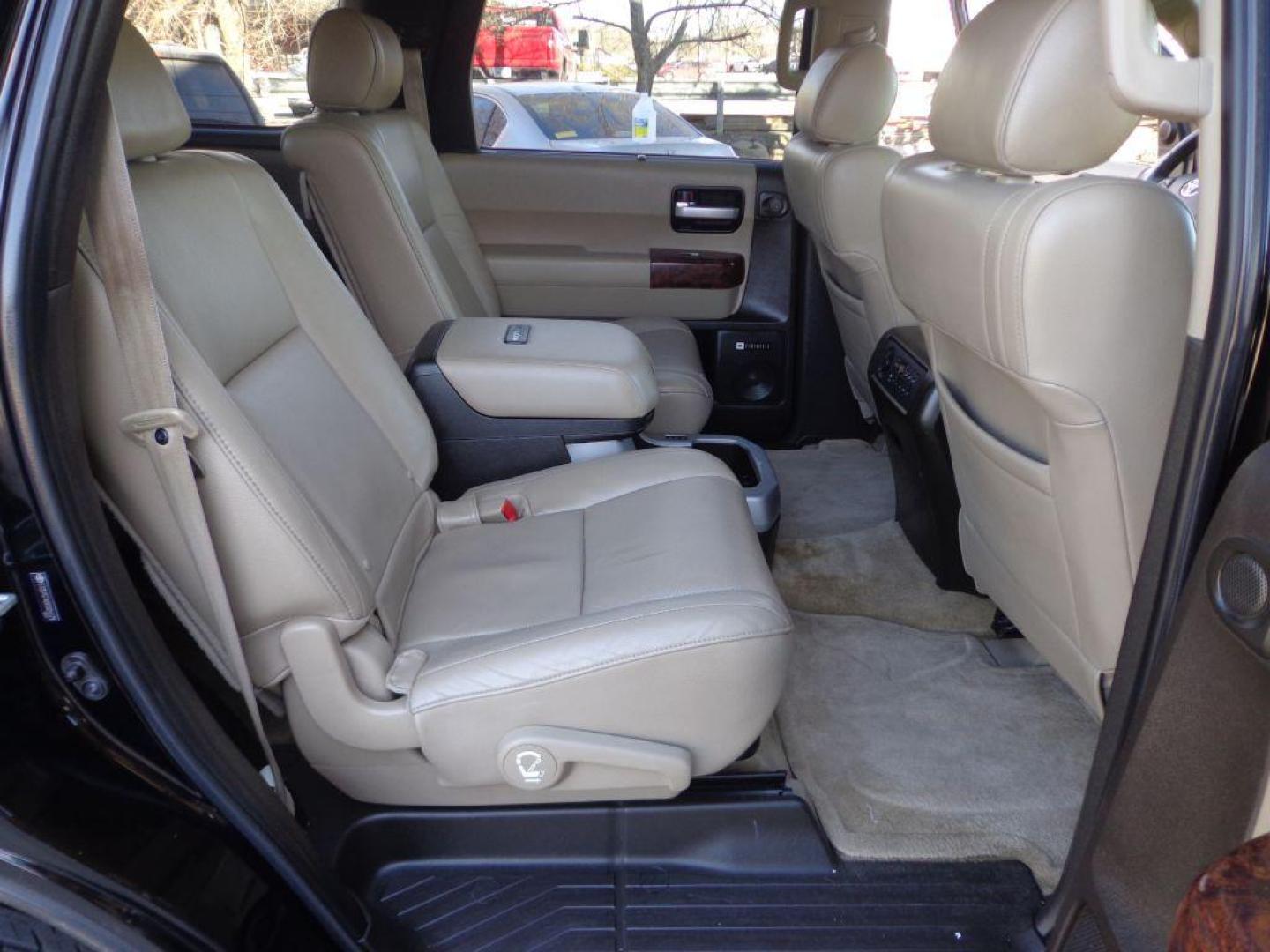 2008 BLACK TOYOTA SEQUOIA PLATINUM (5TDBY67A68S) with an 5.7L engine, Automatic transmission, located at 6610 L St., Omaha, NE, 68117, (402) 731-7800, 41.212872, -96.014702 - 2-OWNER, CLEAN CARFAX, LOADED WITH OPTIONS AND NEWER TIRES! *****We have found that most customers do the majority of their shopping online before visiting a dealership. For this reason we feel it necessary to have a competitive price on our used vehicles right up front. We spend time researchi - Photo#18