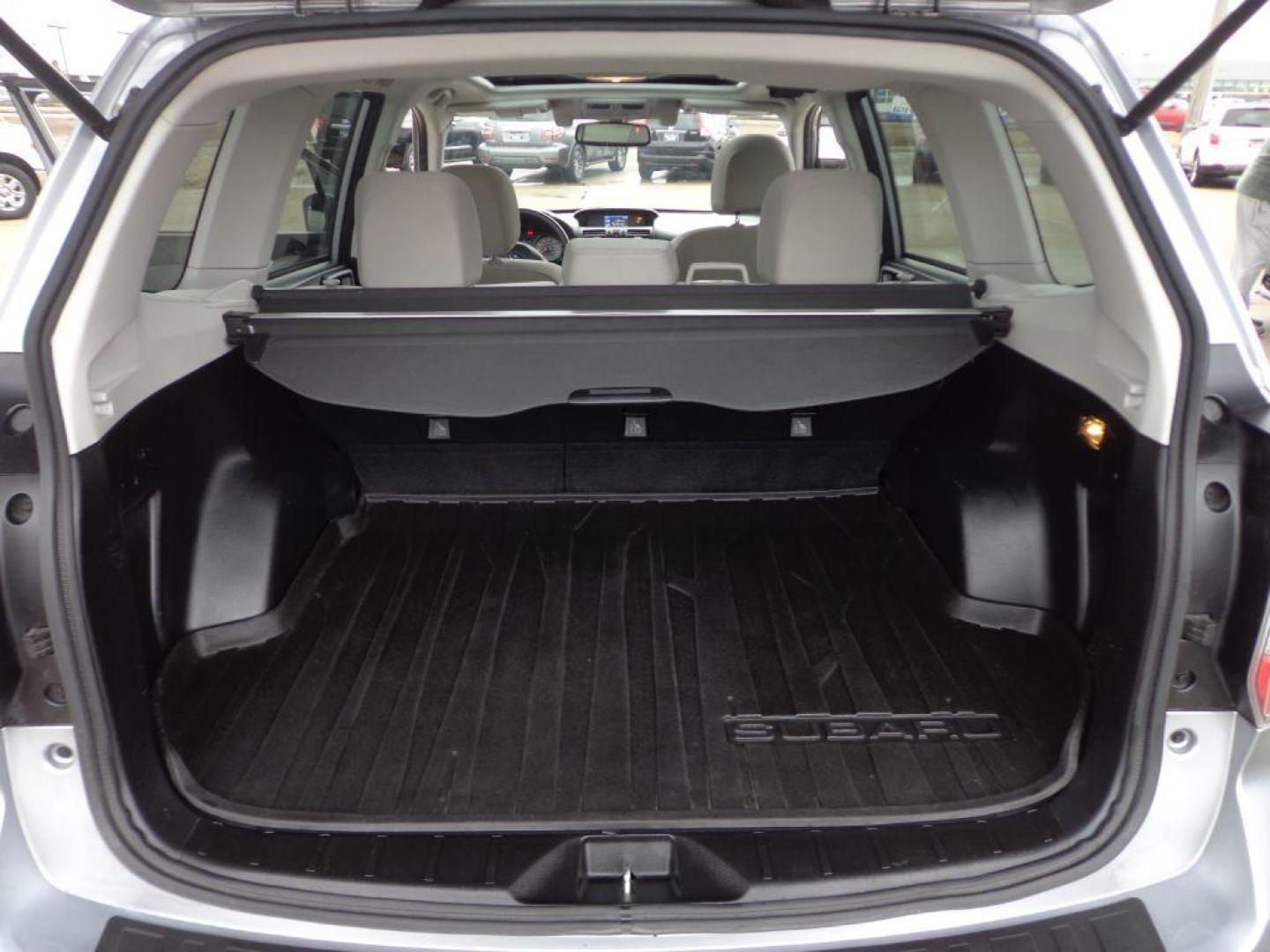 2015 SILVER SUBARU FORESTER 2.5I PREMIUM (JF2SJAFC0FH) with an 2.5L engine, Automatic transmission, located at 6610 L St., Omaha, NE, 68117, (402) 731-7800, 41.212872, -96.014702 - NICE LOW MILE PREMIUM WITH A CLEAN CARFAX, HEATED SEATS, SUNROOF, BACKUP CAM AND NEWER TIRES! *****We have found that most customers do the majority of their shopping online before visiting a dealership. For this reason we feel it necessary to have a competitive price on our used vehicles rig - Photo#19