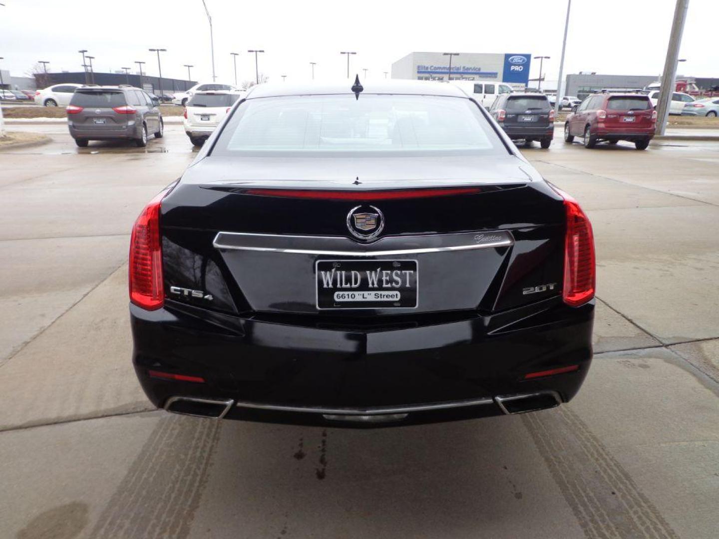 2014 BLACK CADILLAC CTS LUXURY COLLECTION (1G6AX5SX4E0) with an 2.0L engine, Automatic transmission, located at 6610 L St., Omaha, NE, 68117, (402) 731-7800, 41.212872, -96.014702 - Photo#4