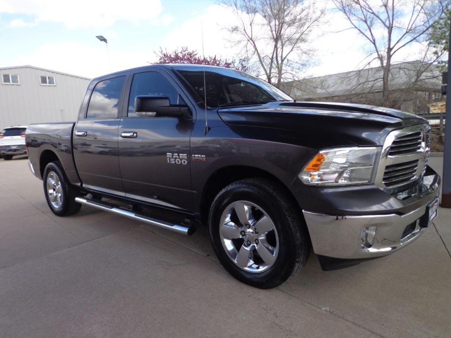 2015 GRAY RAM 1500 SLT (1C6RR7LT8FS) with an 5.7L engine, Automatic transmission, located at 6610 L St., Omaha, NE, 68117, (402) 731-7800, 41.212872, -96.014702 - SHARP SLT WITH A CLEAN CARFAX, LOW MILEAGE, RUST FREE, PREMIUM SOUND AND NEWER TIRES! *****We have found that most customers do the majority of their shopping online before visiting a dealership. For this reason we feel it necessary to have a competitive price on our used vehicles right up fr - Photo#2