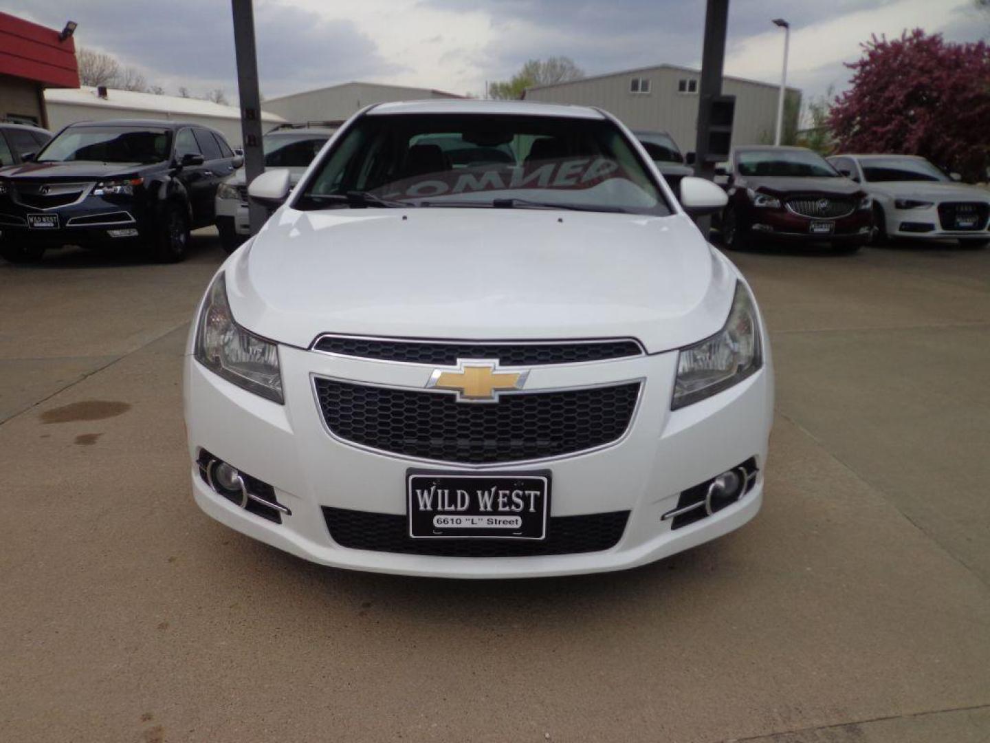 2014 WHITE CHEVROLET CRUZE LTZ (1G1PG5SB2E7) with an 1.4L engine, Automatic transmission, located at 6610 L St., Omaha, NE, 68117, (402) 731-7800, 41.212872, -96.014702 - LOCAL TRADE-IN, CLEAN CARFAX, PRE-INSPECTED, LEATHER, SUNROOF AND NEWER TIRES! *****We have found that most customers do the majority of their shopping online before visiting a dealership. For this reason we feel it necessary to have a competitive price on our used vehicles right up front. We - Photo#1