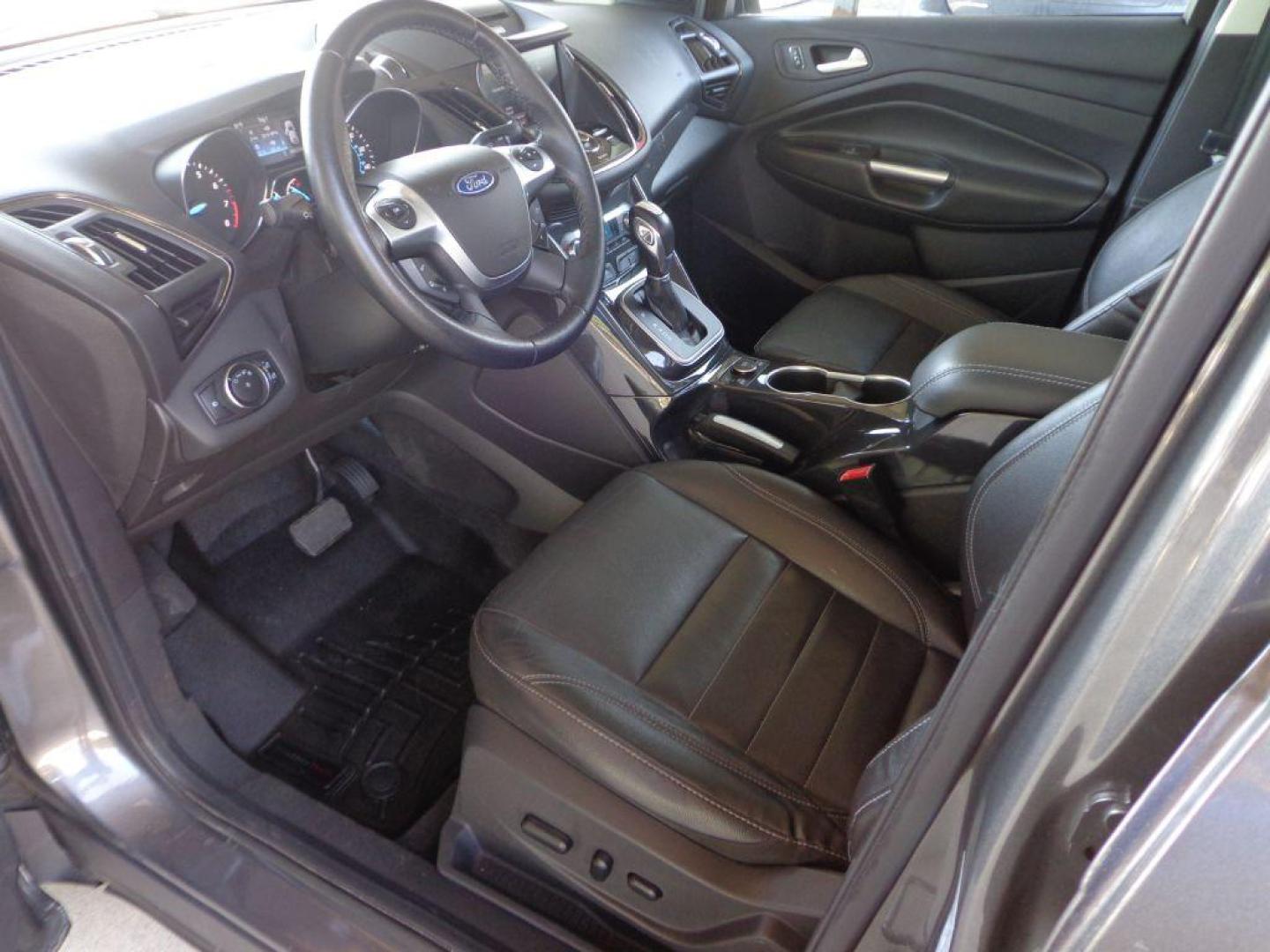 2014 GRAY FORD ESCAPE TITANIUM (1FMCU9J95EU) with an 2.0L engine, Automatic transmission, located at 6610 L St., Omaha, NE, 68117, (402) 731-7800, 41.212872, -96.014702 - 2-OWNER, CLEAN CAREFAX, LOW MILES, PANORAMIC ROOF, NAV, BACKUP CAM, REMOTE START AND NEWER TIRES! *****We have found that most customers do the majority of their shopping online before visiting a dealership. For this reason we feel it necessary to have a competitive price on our used vehicles - Photo#14