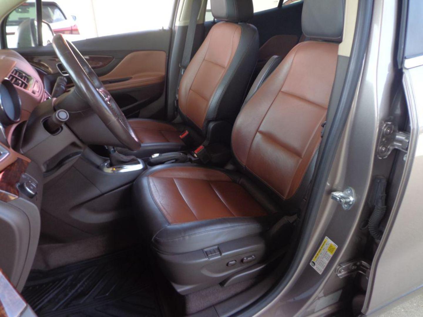 2014 BRONZE BUICK ENCORE LEATHER (KL4CJGSB5EB) with an 1.4L engine, Automatic transmission, located at 6610 L St., Omaha, NE, 68117, (402) 731-7800, 41.212872, -96.014702 - 1-OWNER, CLEAN CARFAX, LOW MILEAGE, SUNROOF, HEATED LEATHER, BACKUP CAM, NEWER TIRES AND MUCH MORE! *****We have found that most customers do the majority of their shopping online before visiting a dealership. For this reason we feel it necessary to have a competitive price on our used vehicles - Photo#13