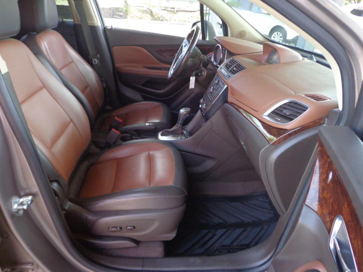 2014 BRONZE BUICK ENCORE LEATHER (KL4CJGSB5EB) with an 1.4L engine, Automatic transmission, located at 6610 L St., Omaha, NE, 68117, (402) 731-7800, 41.212872, -96.014702 - 1-OWNER, CLEAN CARFAX, LOW MILEAGE, SUNROOF, HEATED LEATHER, BACKUP CAM, NEWER TIRES AND MUCH MORE! *****We have found that most customers do the majority of their shopping online before visiting a dealership. For this reason we feel it necessary to have a competitive price on our used vehicles - Photo#15