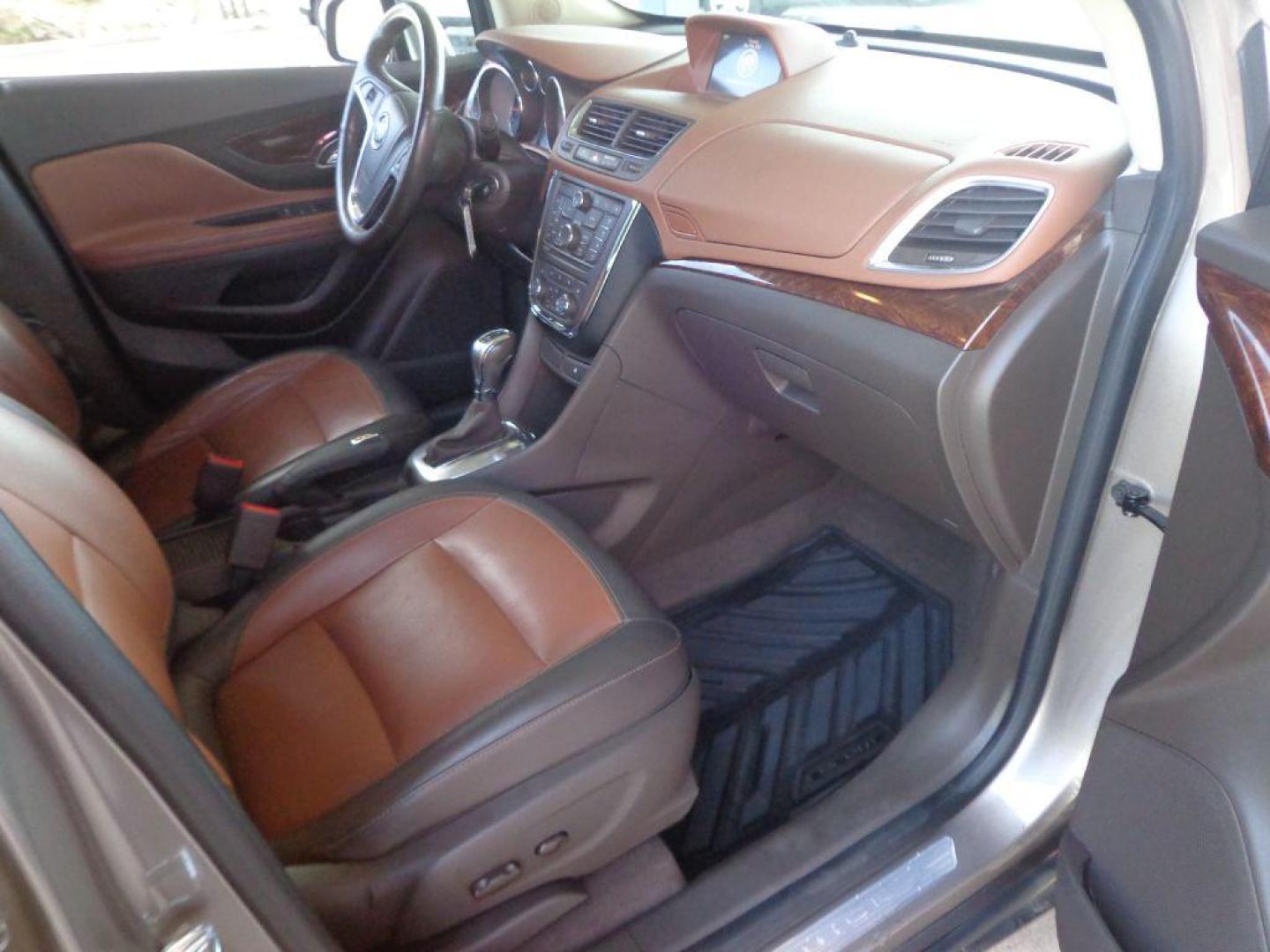 2014 BRONZE BUICK ENCORE LEATHER (KL4CJGSB5EB) with an 1.4L engine, Automatic transmission, located at 6610 L St., Omaha, NE, 68117, (402) 731-7800, 41.212872, -96.014702 - 1-OWNER, CLEAN CARFAX, LOW MILEAGE, SUNROOF, HEATED LEATHER, BACKUP CAM, NEWER TIRES AND MUCH MORE! *****We have found that most customers do the majority of their shopping online before visiting a dealership. For this reason we feel it necessary to have a competitive price on our used vehicles - Photo#17