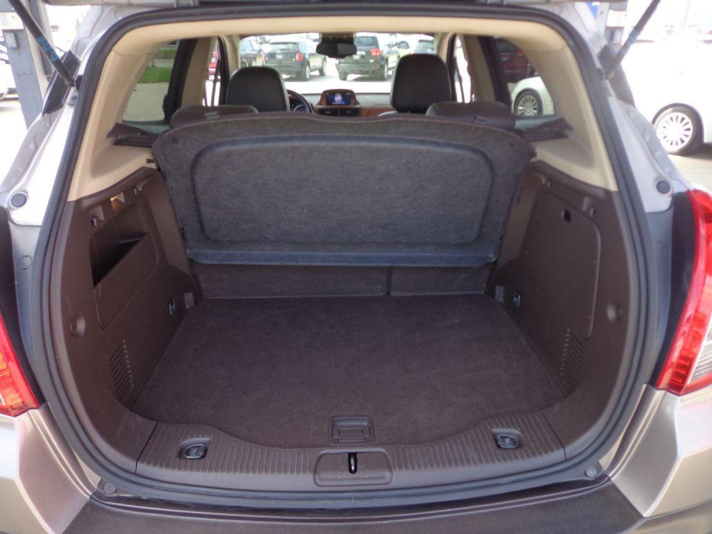2014 BRONZE BUICK ENCORE LEATHER (KL4CJGSB5EB) with an 1.4L engine, Automatic transmission, located at 6610 L St., Omaha, NE, 68117, (402) 731-7800, 41.212872, -96.014702 - 1-OWNER, CLEAN CARFAX, LOW MILEAGE, SUNROOF, HEATED LEATHER, BACKUP CAM, NEWER TIRES AND MUCH MORE! *****We have found that most customers do the majority of their shopping online before visiting a dealership. For this reason we feel it necessary to have a competitive price on our used vehicles - Photo#19