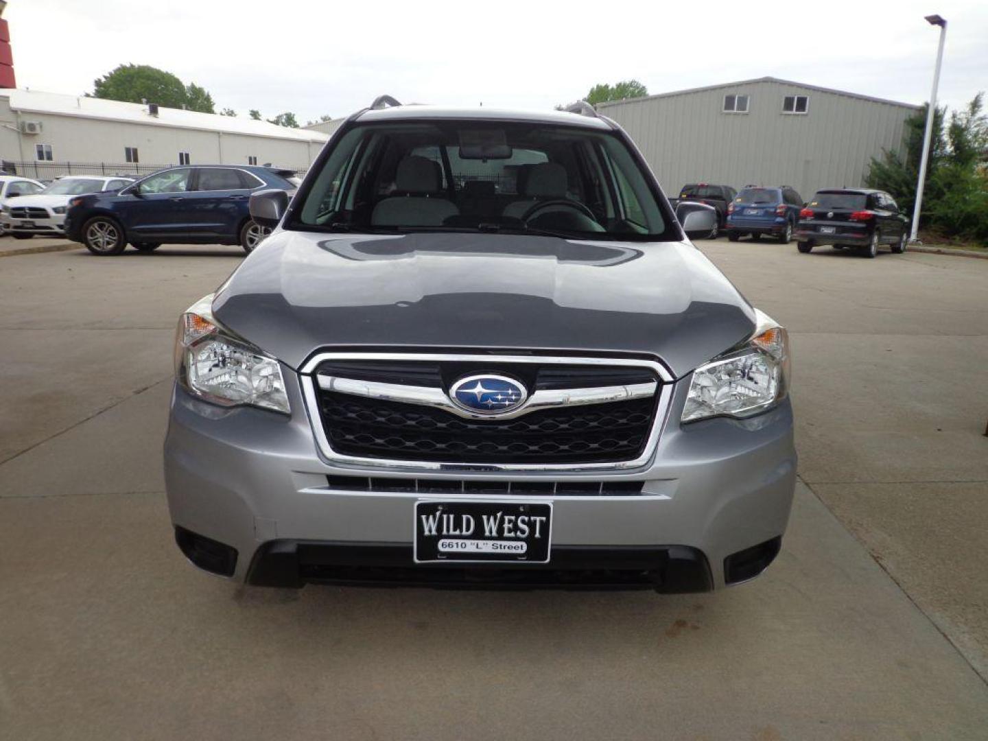2015 SILVER SUBARU FORESTER 2.5I PREMIUM (JF2SJADC1FH) with an 2.5L engine, Automatic transmission, located at 6610 L St., Omaha, NE, 68117, (402) 731-7800, 41.212872, -96.014702 - 2-OWNER, CLEAN CARFAX, LOW MILEAGE, SUNROOF, BACKUP CAM AND HEATED SEATS!***** We have found that most customers do the majority of their shopping online before visiting a dealership. For this reason we feel it necessary to have a competitive price on our used vehicles right up front. We spen - Photo#1