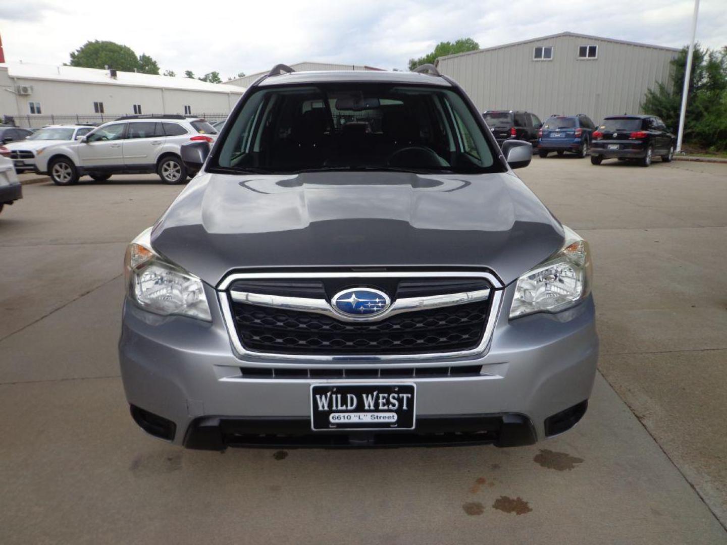2014 SILVER SUBARU FORESTER 2.5I PREMIUM (JF2SJAEC3EH) with an 2.5L engine, Continuously Variable transmission, located at 6610 L St., Omaha, NE, 68117, (402) 731-7800, 41.212872, -96.014702 - 2-OWNER, CLEAN CARFAX, LOW MILEAGE, SUNROOF, HEATED SEATS, BACKUP CAM AND NEWER TIRES! *****We have found that most customers do the majority of their shopping online before visiting a dealership. For this reason we feel it necessary to have a competitive price on our used vehicles right up - Photo#1
