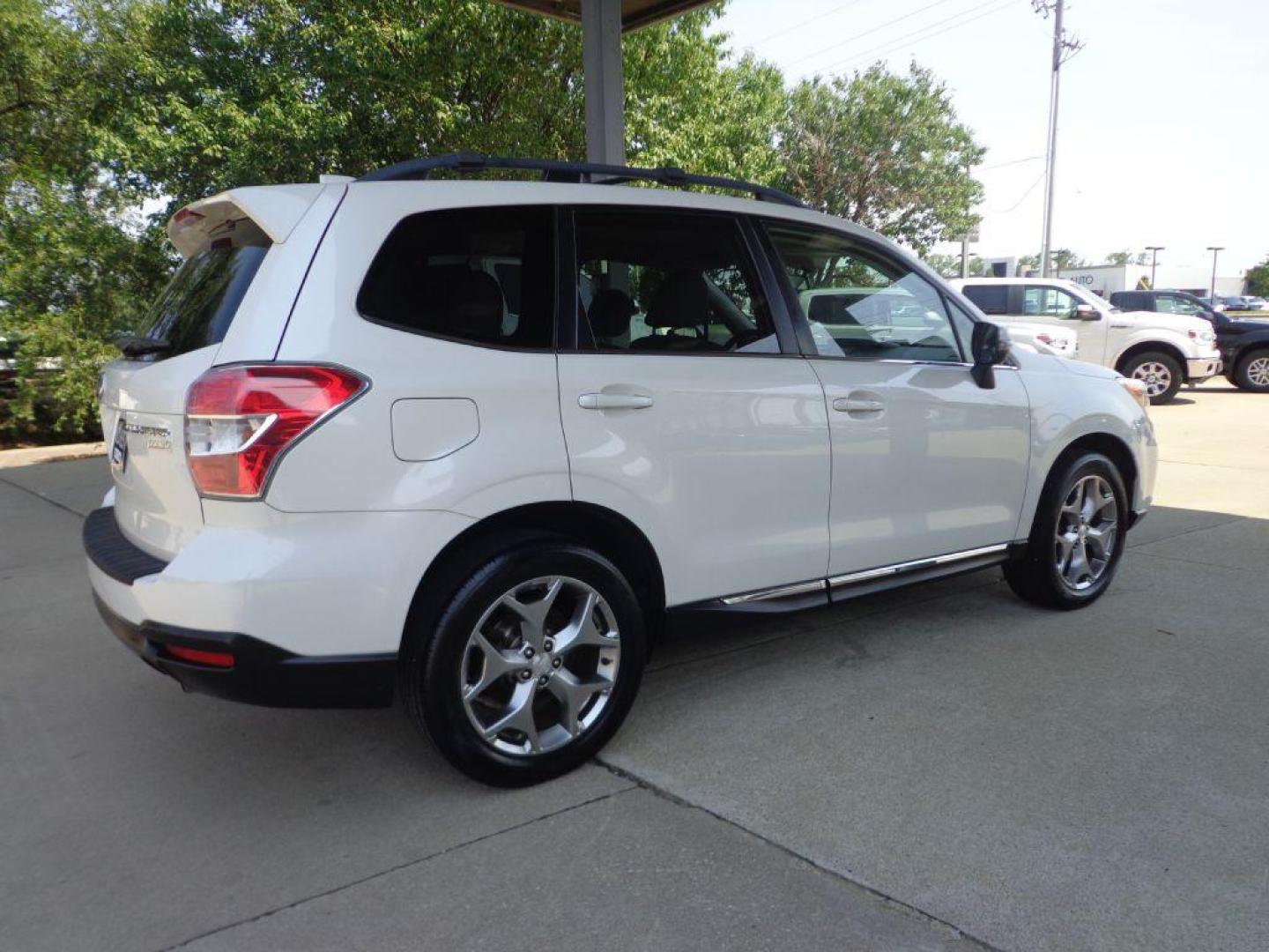 2016 WHITE SUBARU FORESTER 2.5I TOURING (JF2SJAXCXGH) with an 2.5L engine, Continuously Variable transmission, located at 6610 L St., Omaha, NE, 68117, (402) 731-7800, 41.212872, -96.014702 - Photo#3