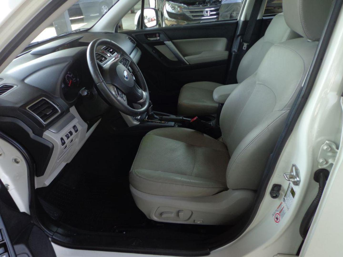 2016 WHITE SUBARU FORESTER 2.5I TOURING (JF2SJAXCXGH) with an 2.5L engine, Continuously Variable transmission, located at 6610 L St., Omaha, NE, 68117, (402) 731-7800, 41.212872, -96.014702 - Photo#12