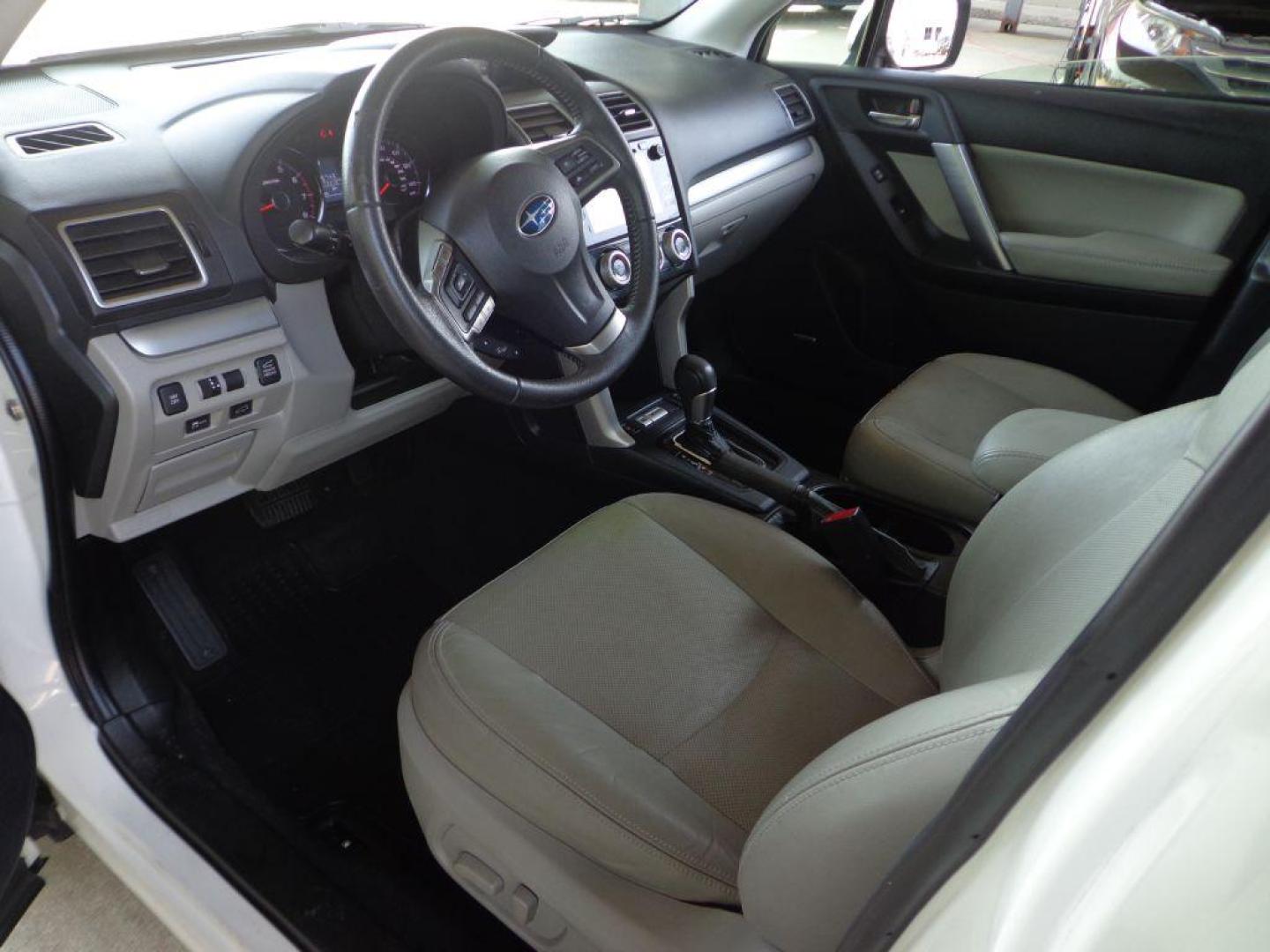 2016 WHITE SUBARU FORESTER 2.5I TOURING (JF2SJAXCXGH) with an 2.5L engine, Continuously Variable transmission, located at 6610 L St., Omaha, NE, 68117, (402) 731-7800, 41.212872, -96.014702 - Photo#14