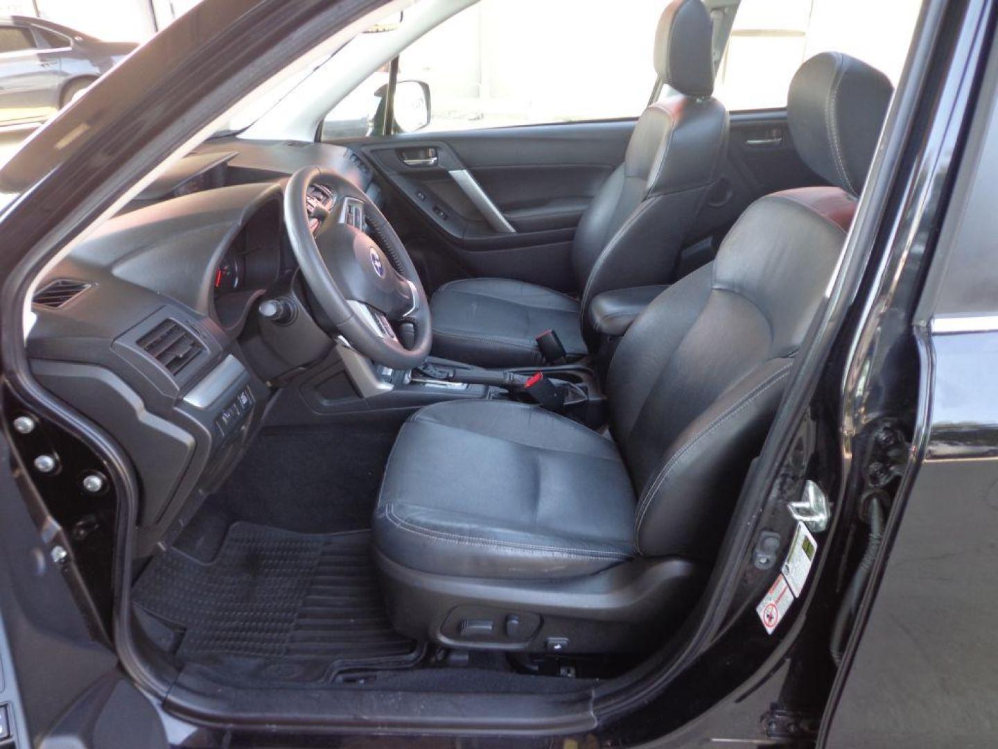 2015 BLACK SUBARU FORESTER 2.0XT TOURING (JF2SJGUC7FH) with an 2.0L engine, Continuously Variable transmission, located at 6610 L St., Omaha, NE, 68117, (402) 731-7800, 41.212872, -96.014702 - THIS VEHICLE HAS A CLEAN TITLE WITH A FREE CARFAX PROVIDED! 1-OWNER, CLEAN CARFAX, LOW MILEAGE. PANO ROOF, HARMON KARDON AUDIO, BACKUP CAM AND NEWER TIRES! *****We have found that most customers do the majority of their shopping online before visiting a dealership. For this reason we feel it - Photo#12