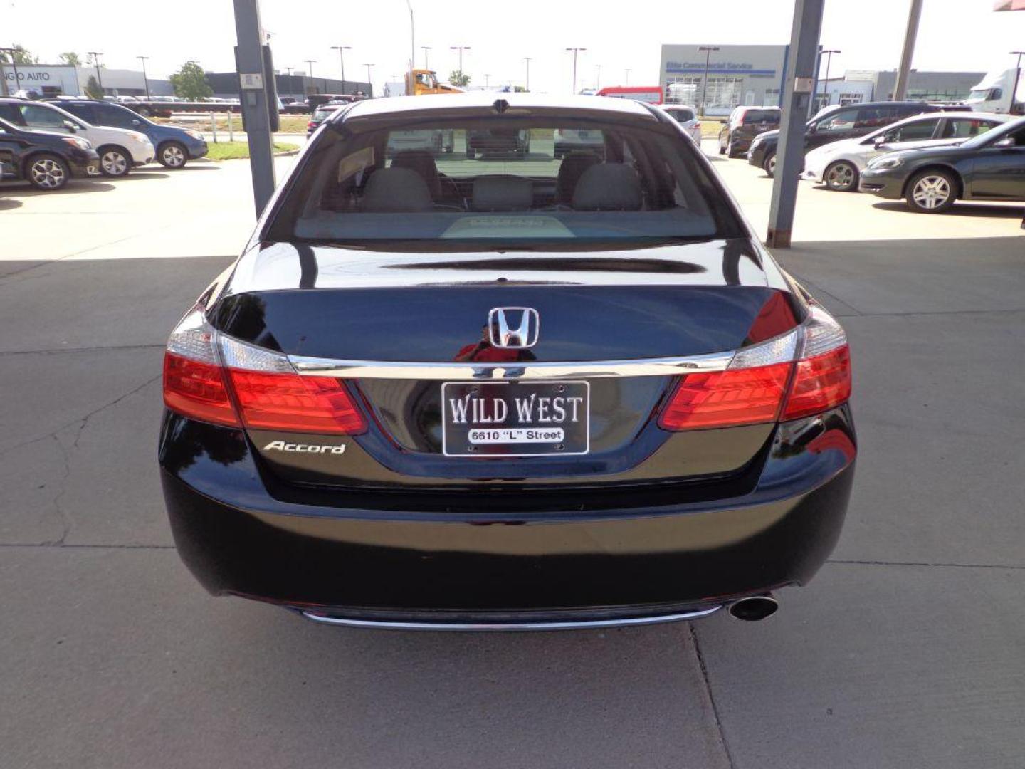 2013 BLACK HONDA ACCORD EXL (1HGCR2F8XDA) with an 2.4L engine, Continuously Variable transmission, located at 6610 L St., Omaha, NE, 68117, (402) 731-7800, 41.212872, -96.014702 - THIS VEHICLE HAS A CLEAN TITLE WITH A FREE CARFAX PROVIDED! 2-OWNER, CLEAN CARFAX, LOW MILEAGE, HEATED LEATHER, NAV, BACKUP CAM, ECO AND NEWER TIRES! *****We have found that most customers do the majority of their shopping online before visiting a dealership. For this reason we feel it necessa - Photo#4