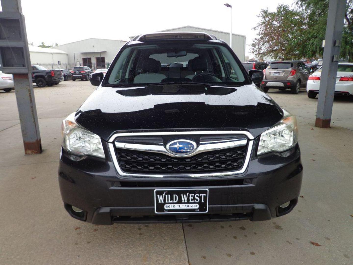 2014 GRAY SUBARU FORESTER 2.5I PREMIUM (JF2SJAGCXEH) with an 2.5L engine, Continuously Variable transmission, located at 6610 L St., Omaha, NE, 68117, (402) 731-7800, 41.212872, -96.014702 - THIS VEHICLE HAS A CLEAN TITLE WITH A FREE CARFAX PROVIDED! 1-OWNER, CLEAN CARFAX, LOW MILEAGE, FULLY INSPECTED, COMPLETELY RUST-FREE UNDERNEATH WITH HEATED SEATS, SUNROOF AND BACKUP CAM. *****We have found that most customers do the majority of their shopping online before visiting a dealership - Photo#1