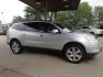 2011 SILVER CHEVROLET TRAVERSE LTZ (1GNKVLEDXBJ) with an 3.6L engine, Automatic transmission, located at 6610 L St., Omaha, NE, 68117, (402) 731-7800, 41.212872, -96.014702 - THIS VEHICLE HAS A CLEAN TITLE WITH A FREE CARFAX PROVIDED! SHARP LTZ WITH LOW MILEAGE, CLEAN CARFAX, SUNROOF, NAV, REAR ENTERTAINMENT, HEATED/COOLED FRONT SEATS, 2ND ROW CAPTAIN CHAIRS AND MUCH MORE! *****We have found that most customers do the majority of their shopping online before visiti - Photo#2
