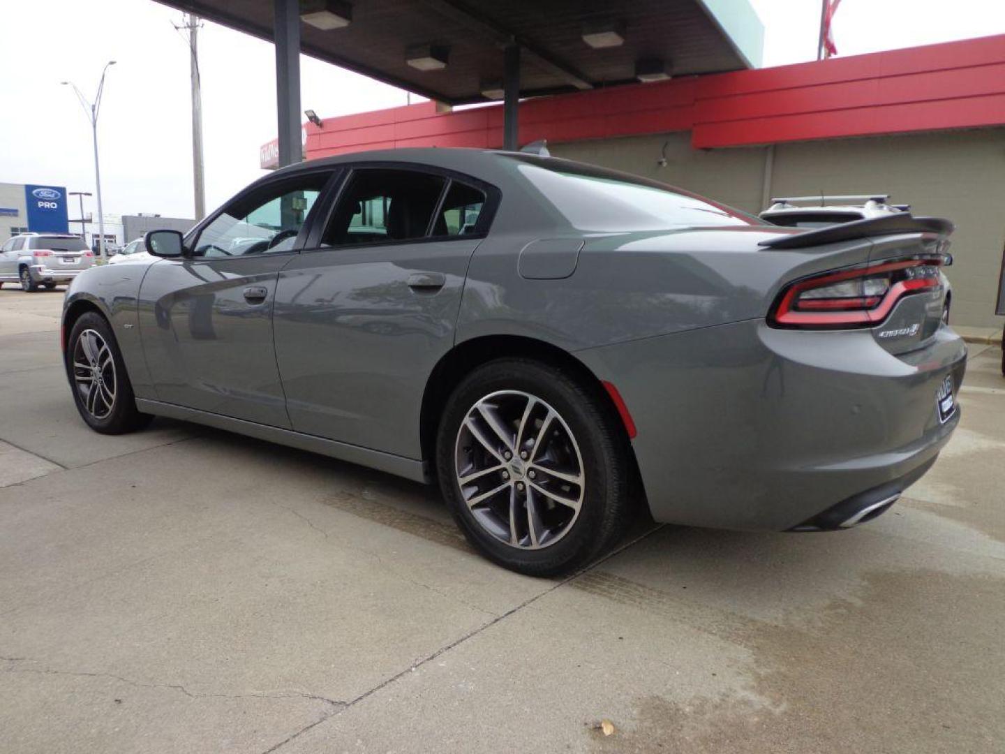 2018 GRAY DODGE CHARGER GT (2C3CDXJG3JH) with an 3.6L engine, Automatic transmission, located at 6610 L St., Omaha, NE, 68117, (402) 731-7800, 41.212872, -96.014702 - THIS VEHICLE HAS A CLEAN TITLE WITH A FREE CARFAX PROVIDED! 2-OWNER, CLEAN CARFAX, LOW MILEAGE, BLIND SPOT/CROSS PATH DETECTION, HID HEADLIGHTS, HEATED/COOLED SEATS, NAVIGATION, GT PERFORMANCE PACKAGE, SUNROOF, BEATS AUDIO AND NEWER TIRES! *****We have found that most customers do the majority - Photo#5
