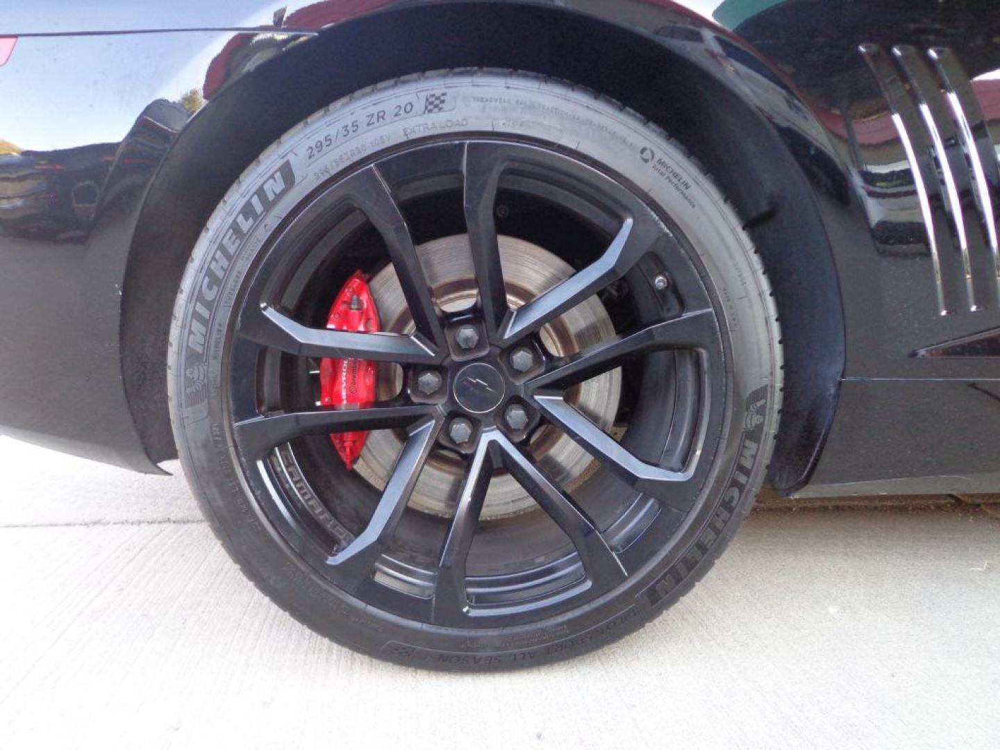 2013 BLACK CHEVROLET CAMARO 2SS (2G1FT1EW7D9) with an 6.2L engine, 6-Speed Manual transmission, located at 6610 L St., Omaha, NE, 68117, (402) 731-7800, 41.212872, -96.014702 - Photo#9