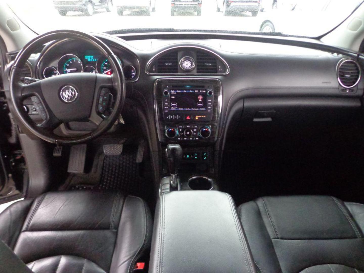 2014 BLACK BUICK ENCLAVE LEATHER (5GAKVBKD8EJ) with an 3.6L engine, Automatic transmission, located at 6610 L St., Omaha, NE, 68117, (402) 731-7800, 41.212872, -96.014702 - Photo#18