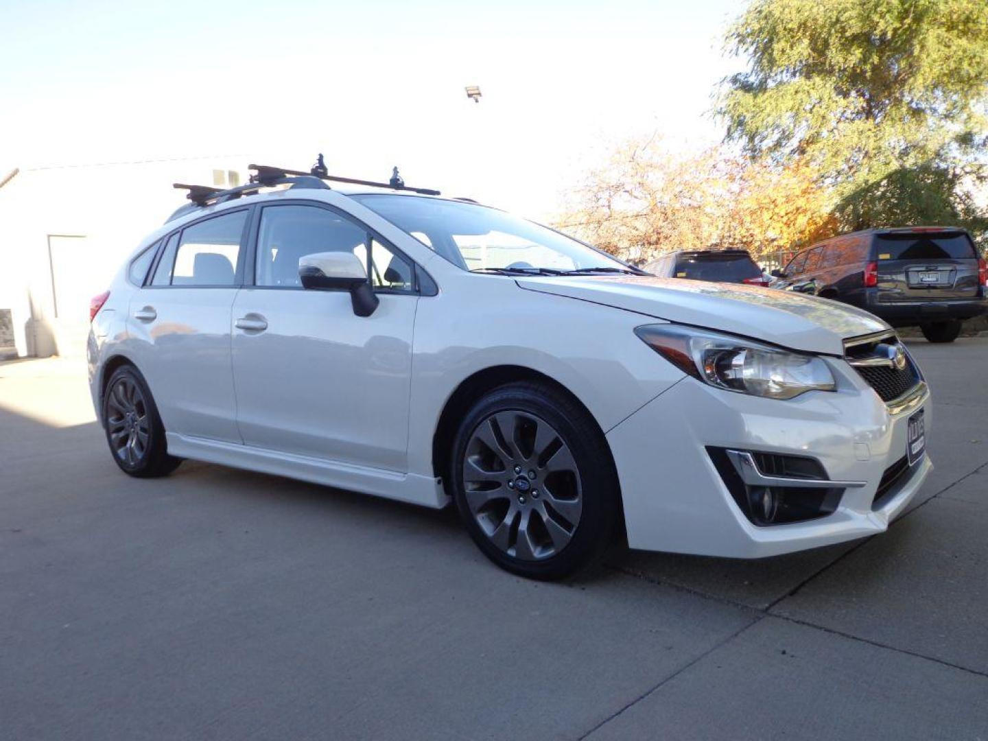 2016 WHITE SUBARU IMPREZA SPORT LIMITED (JF1GPAY63GH) with an 2.0L engine, Continuously Variable transmission, located at 6610 L St., Omaha, NE, 68117, (402) 731-7800, 41.212872, -96.014702 - THIS VEHICLE HAS A CLEAN TITLE WITH A FREE CARFAX PROVIDED! 1-OWNER, CLEAN CARFAX, LOW MILEAGE, HEATED LEATHER, SUNROOF, NAV, BACKUP CAM AND NEWER TIRES! *****We have found that most customers do the majority of their shopping online before visiting a dealership. For this reason we feel it neces - Photo#2
