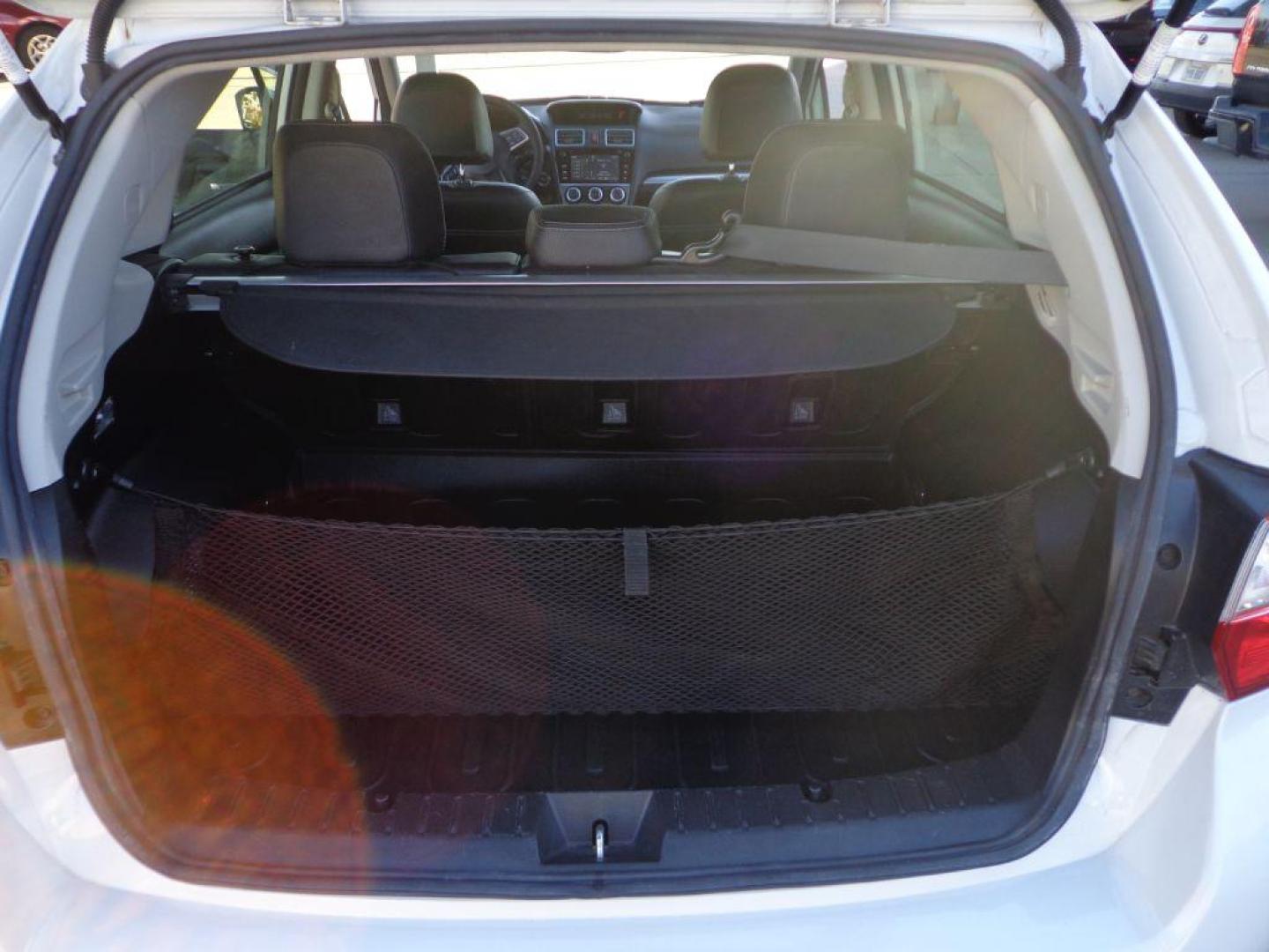 2016 WHITE SUBARU IMPREZA SPORT LIMITED (JF1GPAY63GH) with an 2.0L engine, Continuously Variable transmission, located at 6610 L St., Omaha, NE, 68117, (402) 731-7800, 41.212872, -96.014702 - THIS VEHICLE HAS A CLEAN TITLE WITH A FREE CARFAX PROVIDED! 1-OWNER, CLEAN CARFAX, LOW MILEAGE, HEATED LEATHER, SUNROOF, NAV, BACKUP CAM AND NEWER TIRES! *****We have found that most customers do the majority of their shopping online before visiting a dealership. For this reason we feel it neces - Photo#15